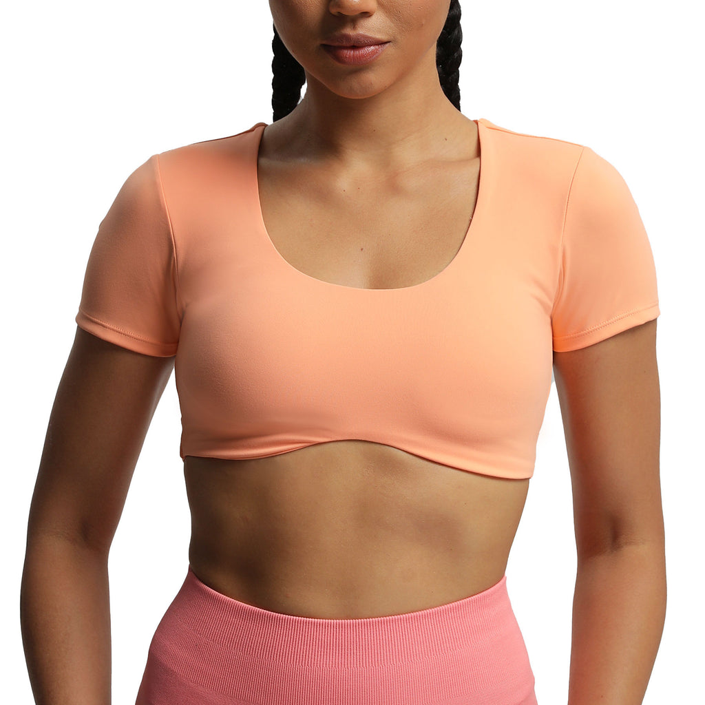Aoxjox "Define Sculpt" Short-Sleeved Top