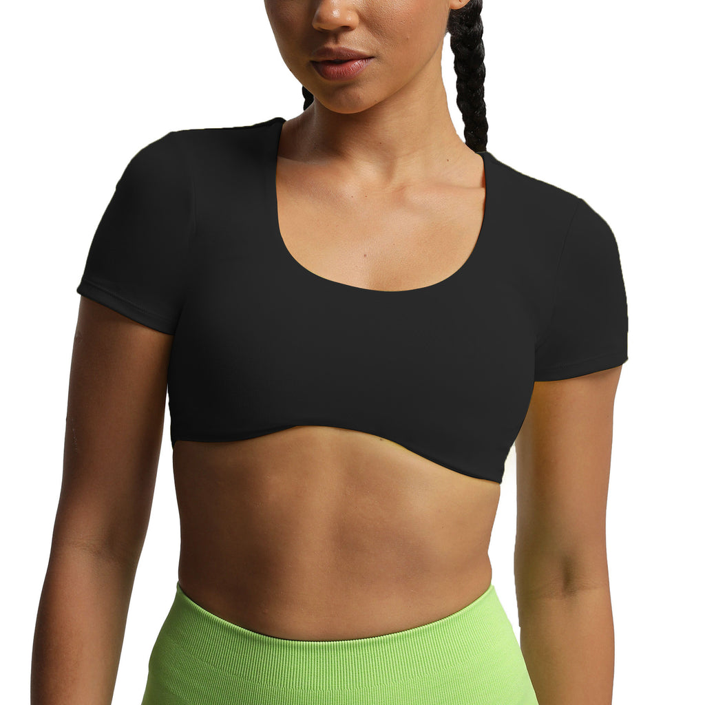 Aoxjox "Define Sculpt" Short-Sleeved Top