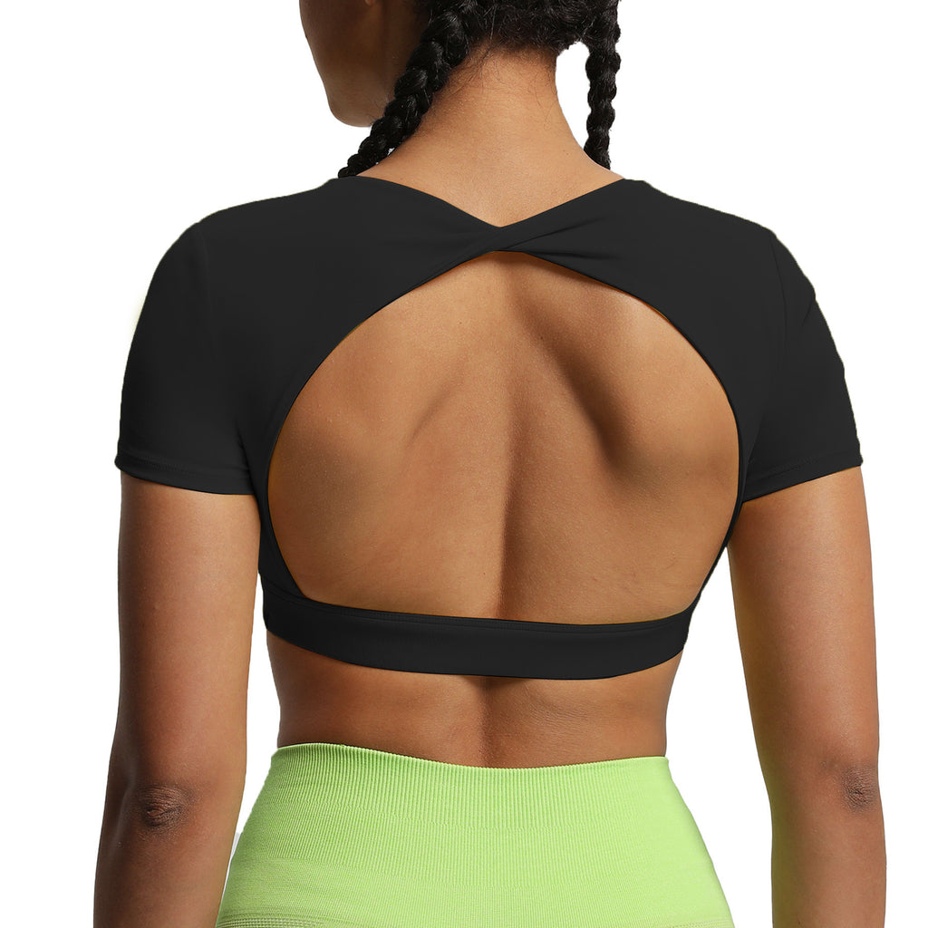 Aoxjox "Define Sculpt" Short-Sleeved Top