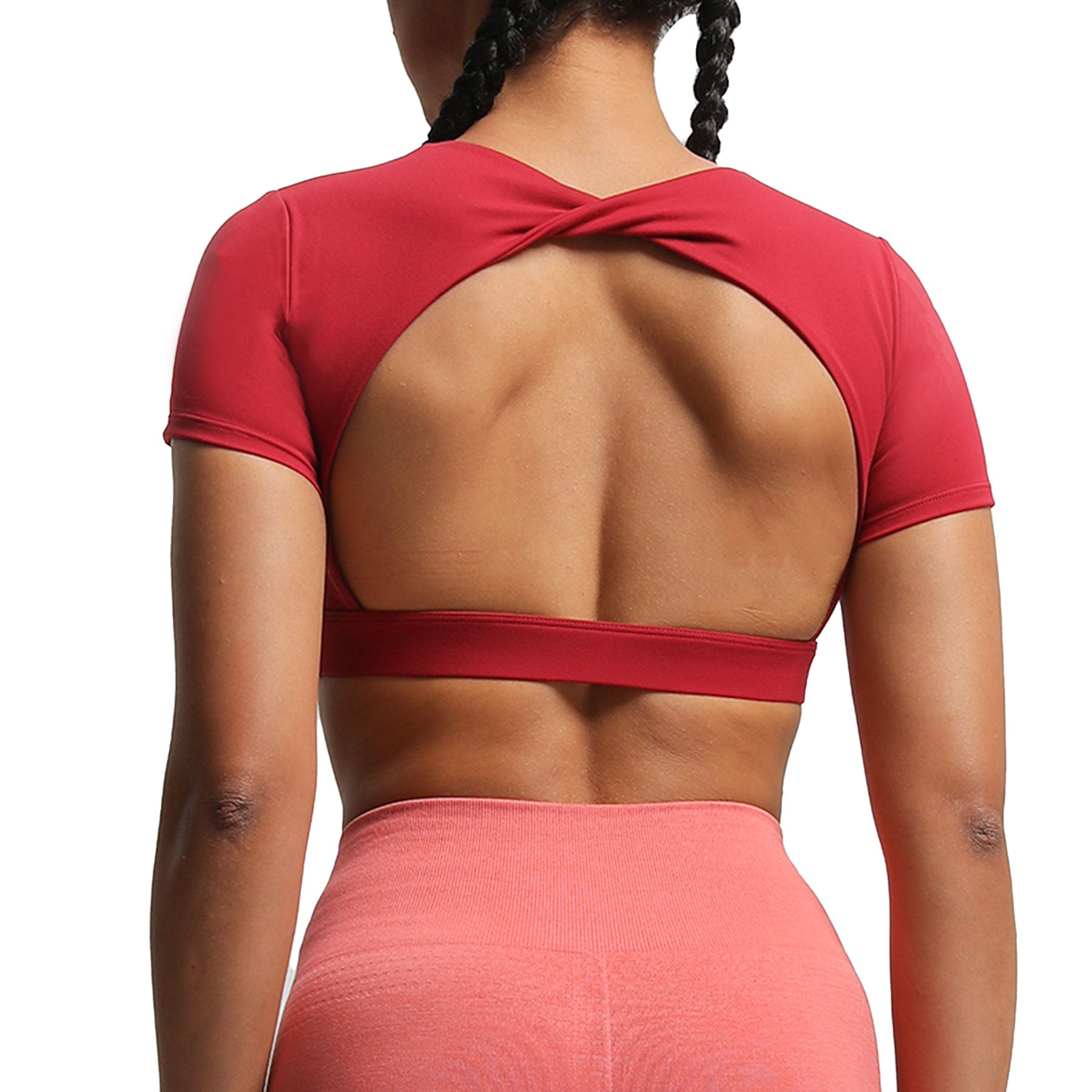 Aoxjox "Define Sculpt" Short-Sleeved Top