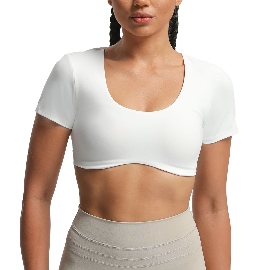 Aoxjox "Define Sculpt" Short-Sleeved Top