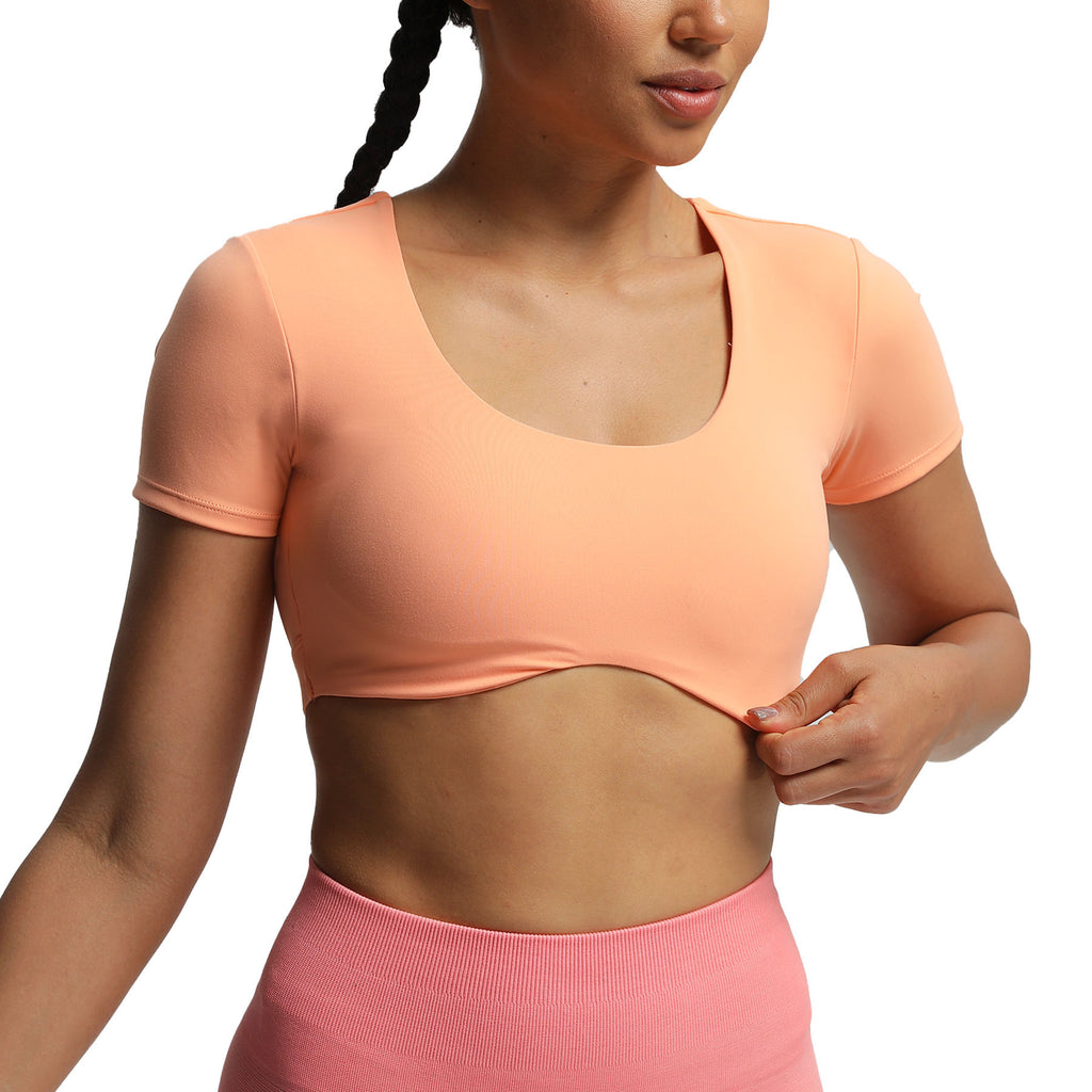 Aoxjox "Define Sculpt" Short-Sleeved Top