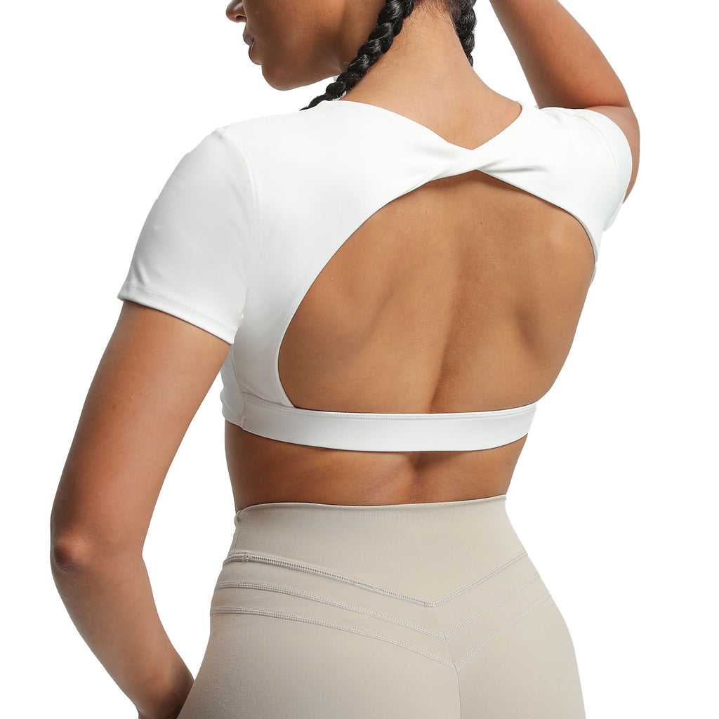Aoxjox "Define Sculpt" Short-Sleeved Top