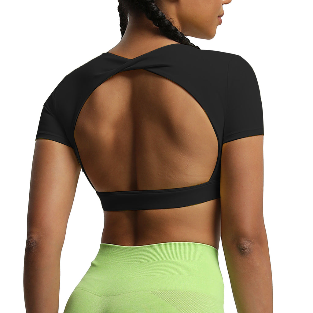 Aoxjox "Define Sculpt" Short-Sleeved Top