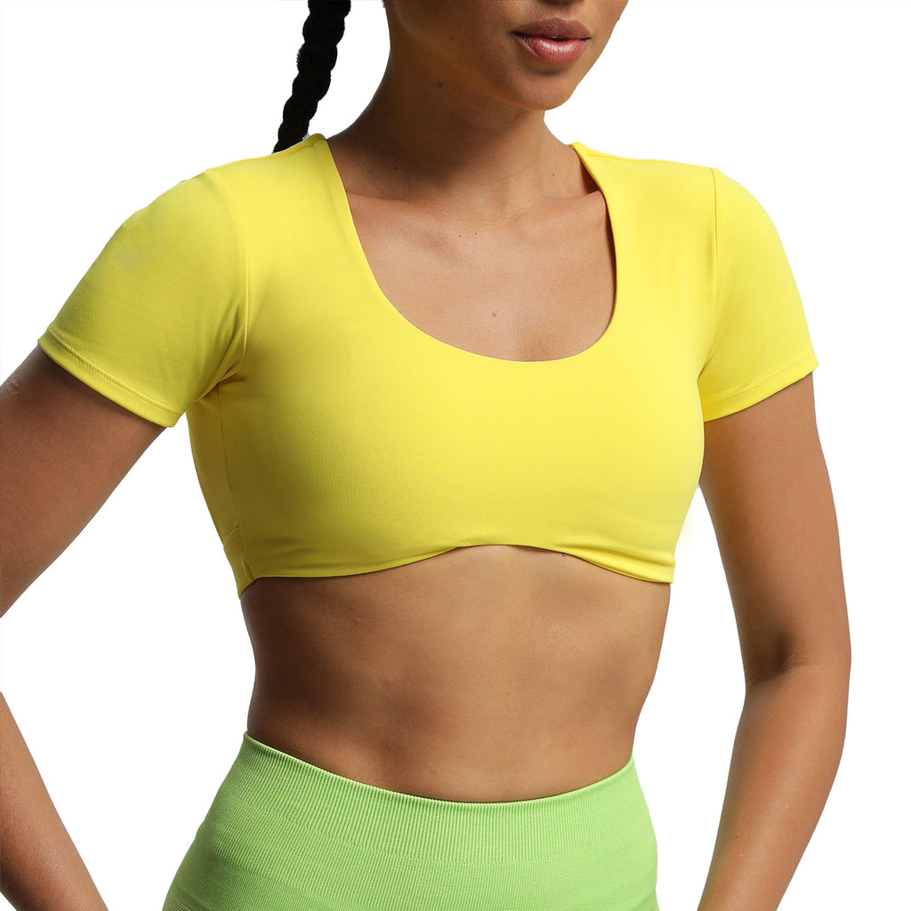 Aoxjox "Define Sculpt" Short-Sleeved Top