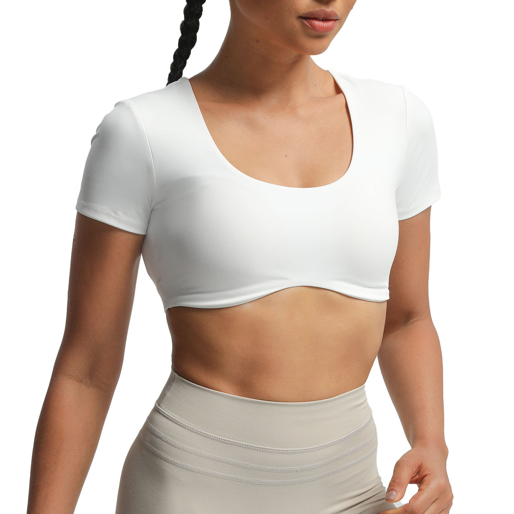 Aoxjox "Define Sculpt" Short-Sleeved Top