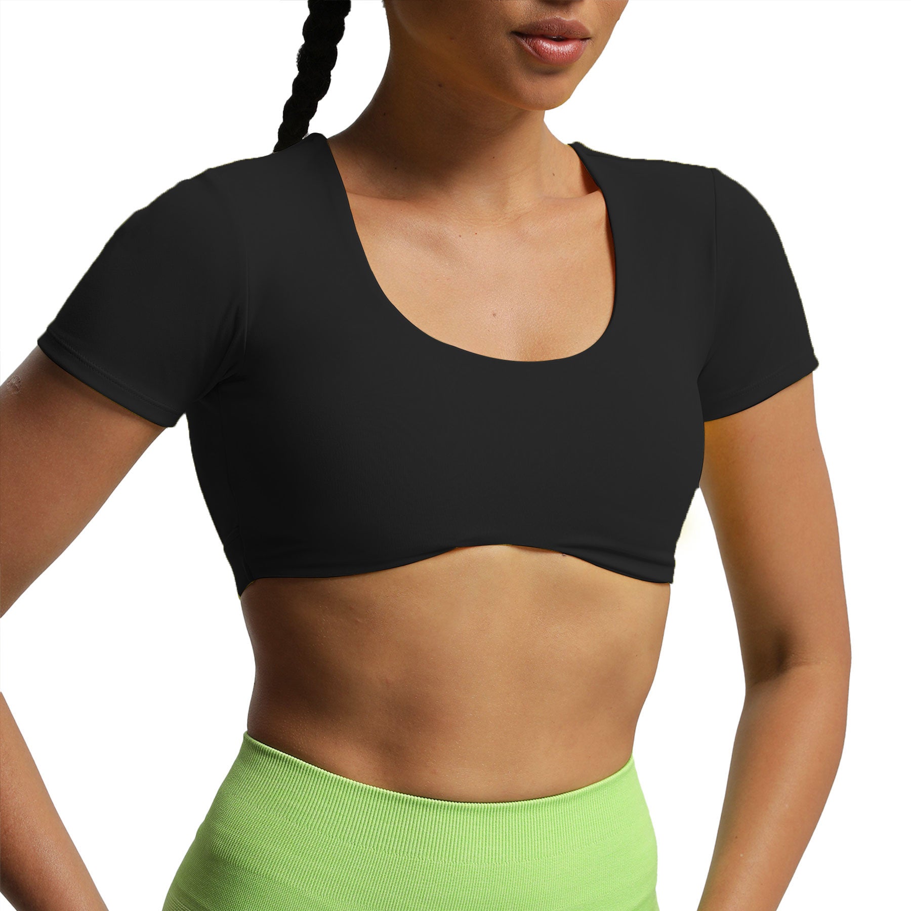 Aoxjox "Define Sculpt" Short-Sleeved Top