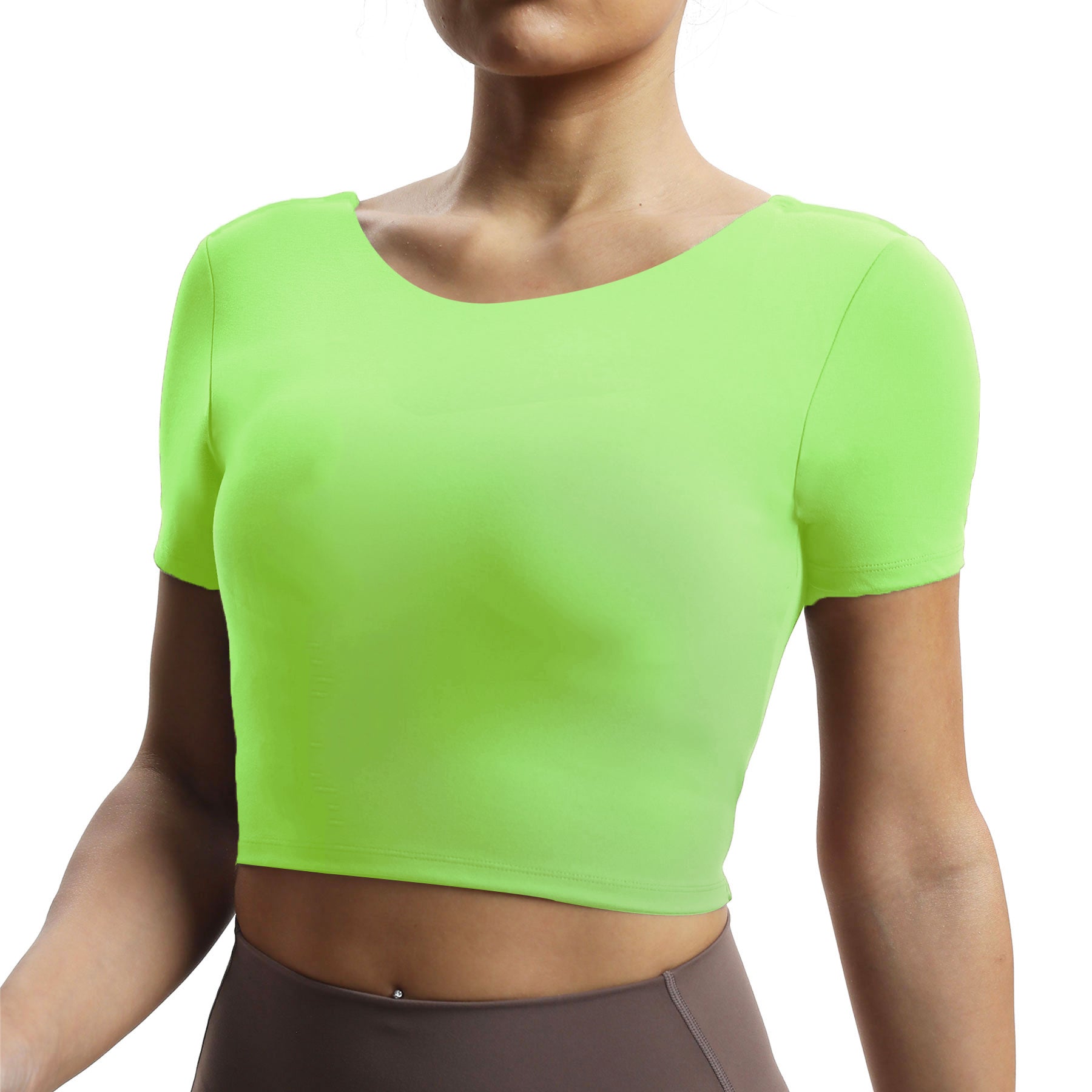Aoxjox "Emma" Short Sleeve Twist Back Top