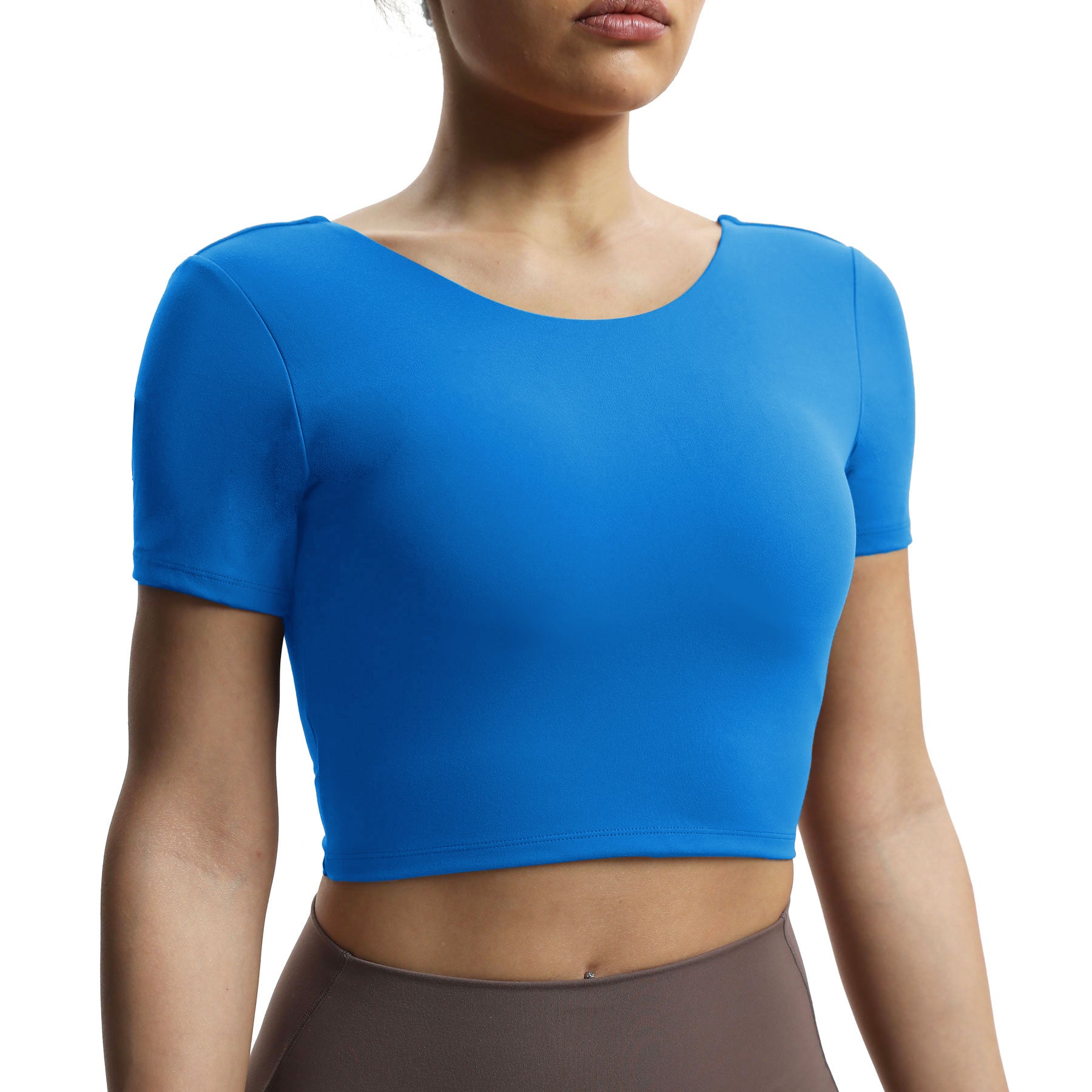 Aoxjox "Emma" Short Sleeve Twist Back Top