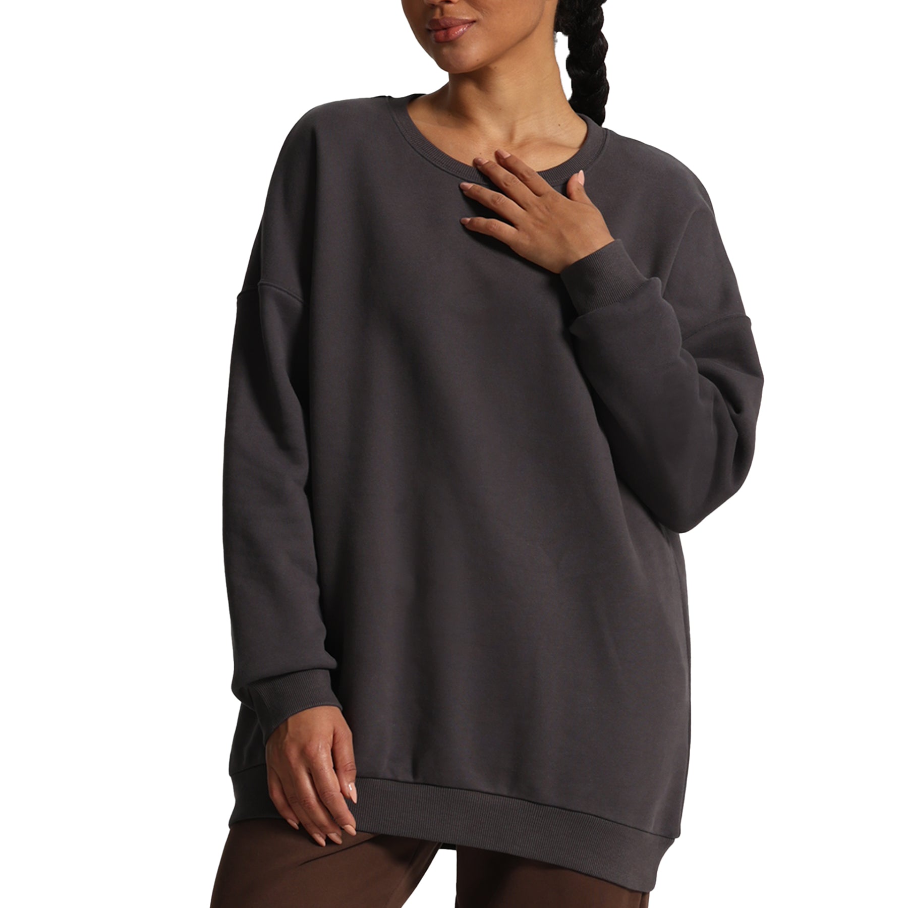 Aoxjox Oversized Crewneck Sweater