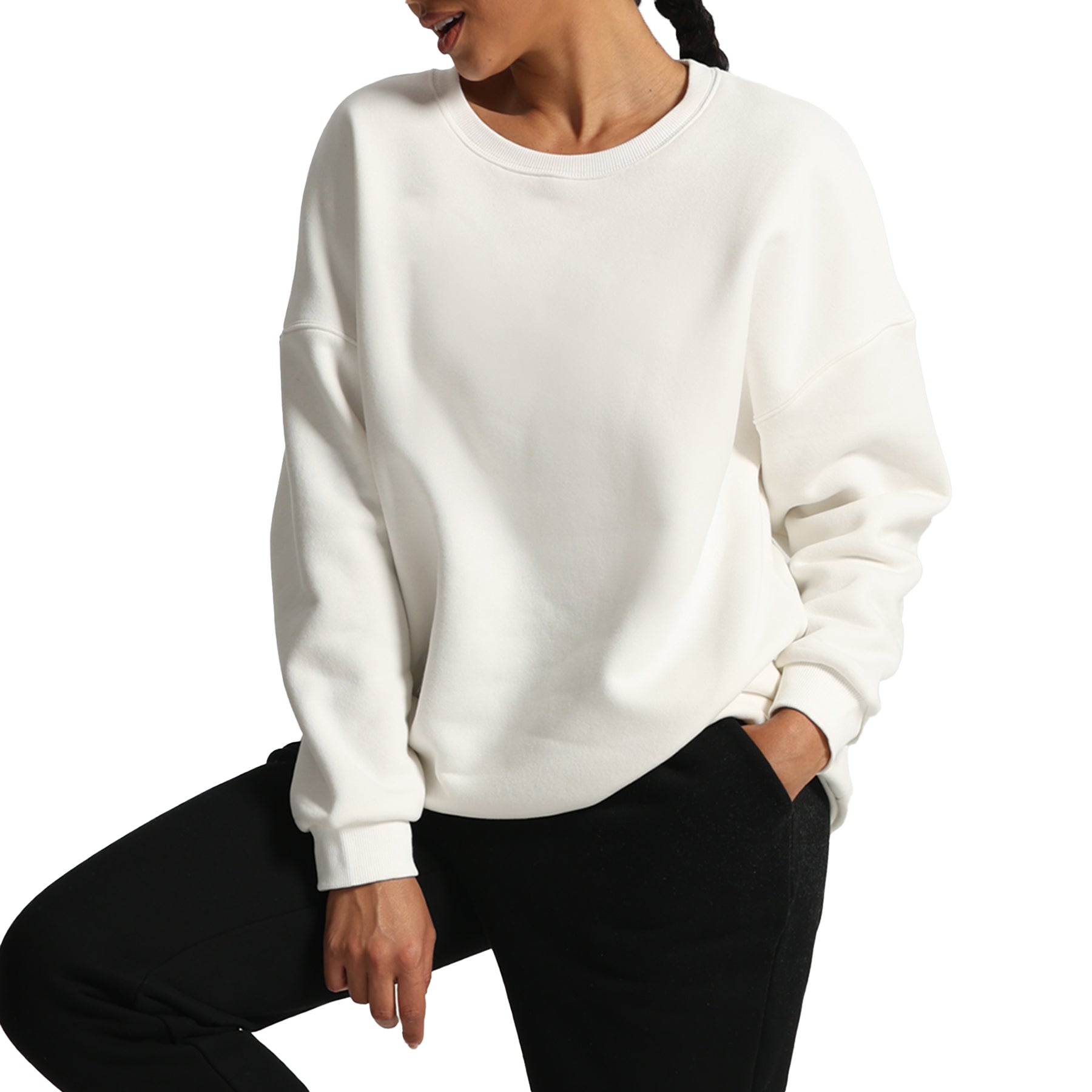 Aoxjox Oversized Crewneck Sweater