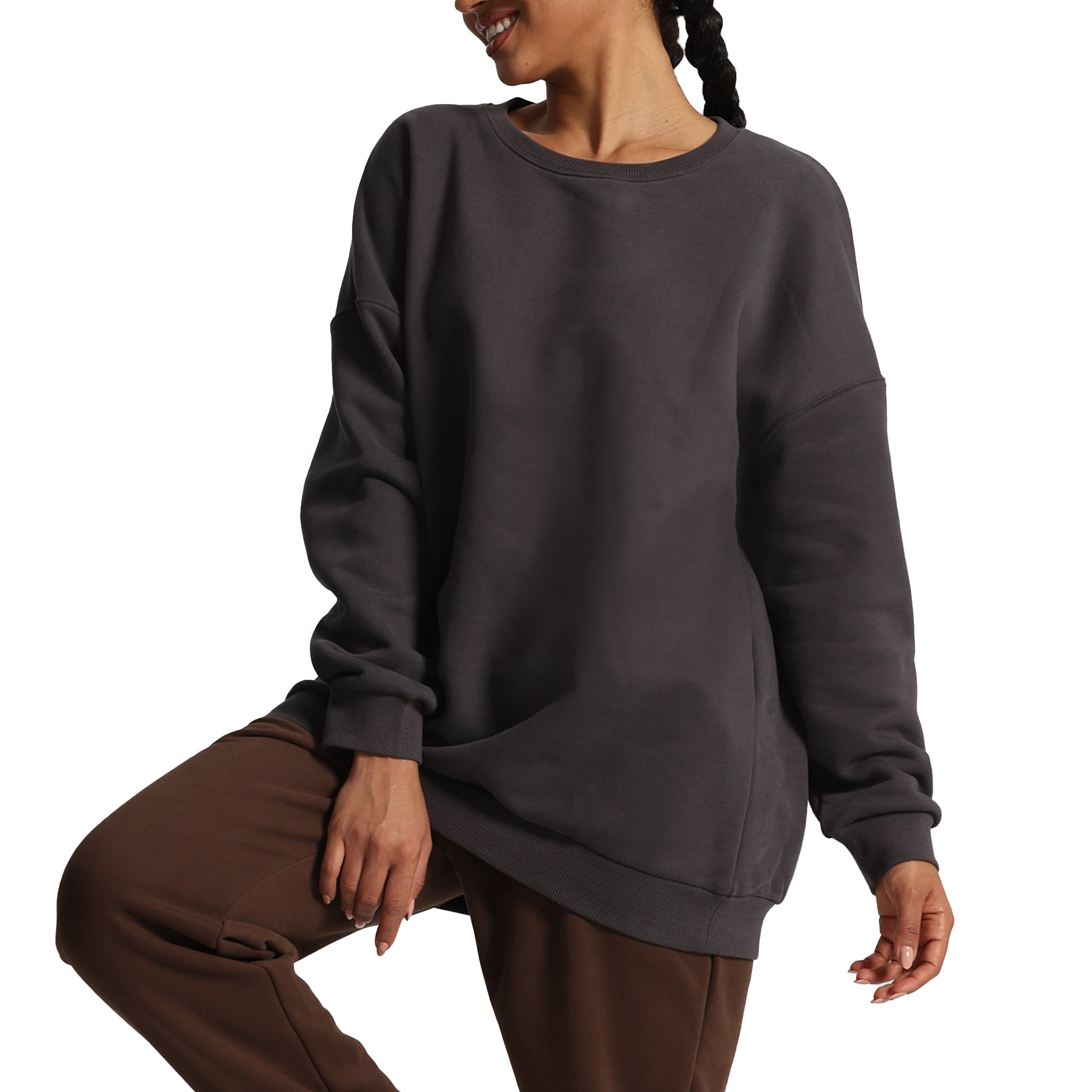 Aoxjox Oversized Crewneck Sweater