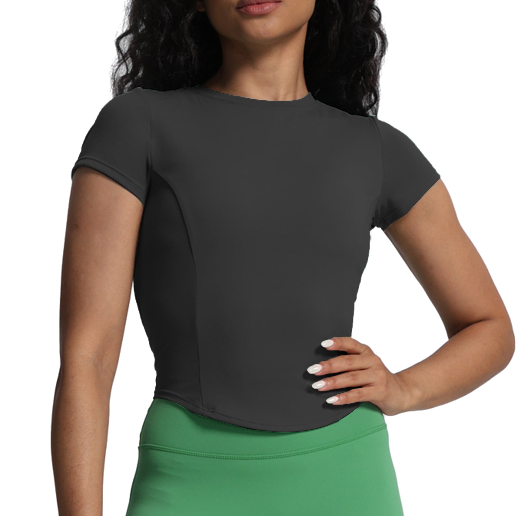 Aoxjox "Geo Short Sleeve" (NO BRA SHELF)