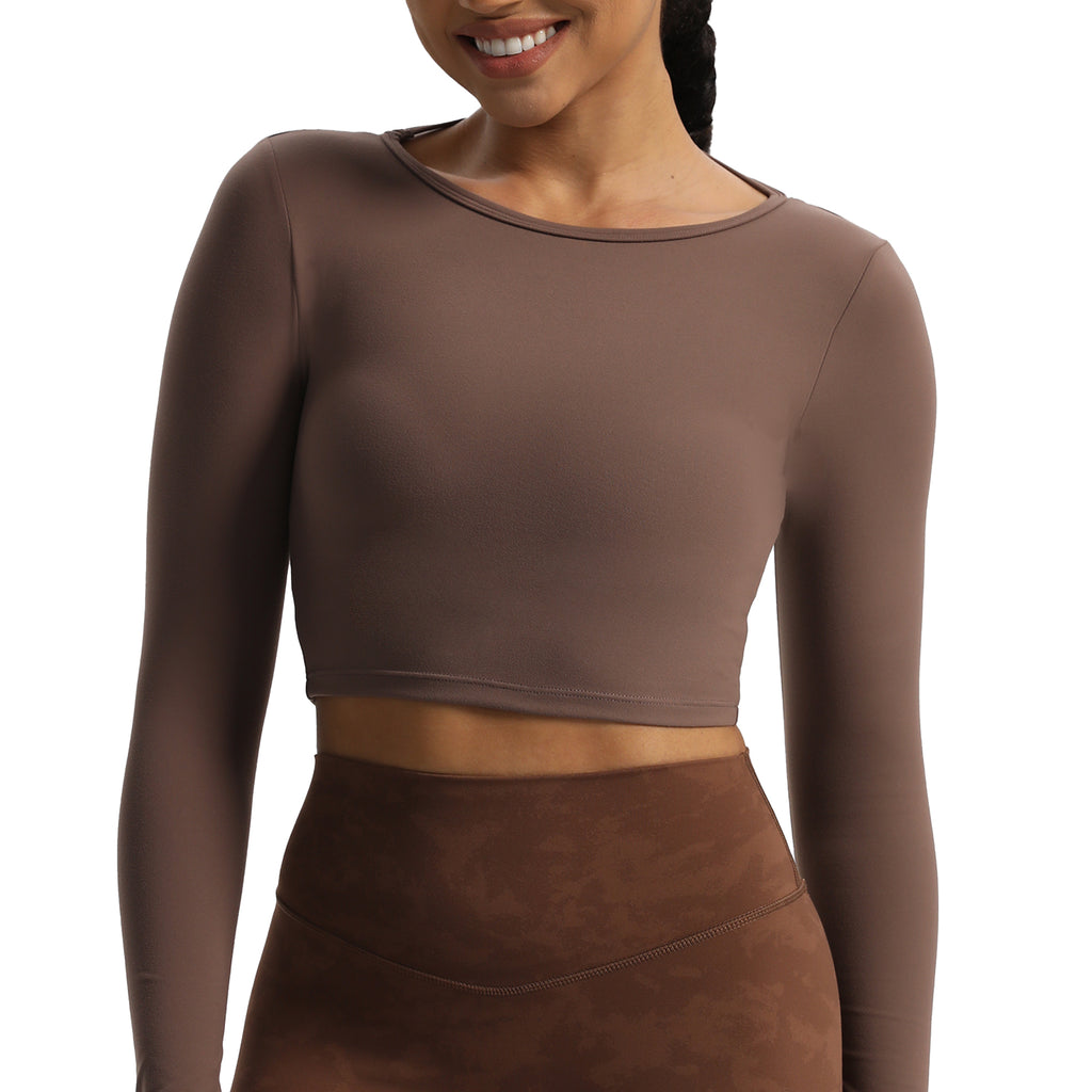 Aoxjox Hollow Long Sleeve Top