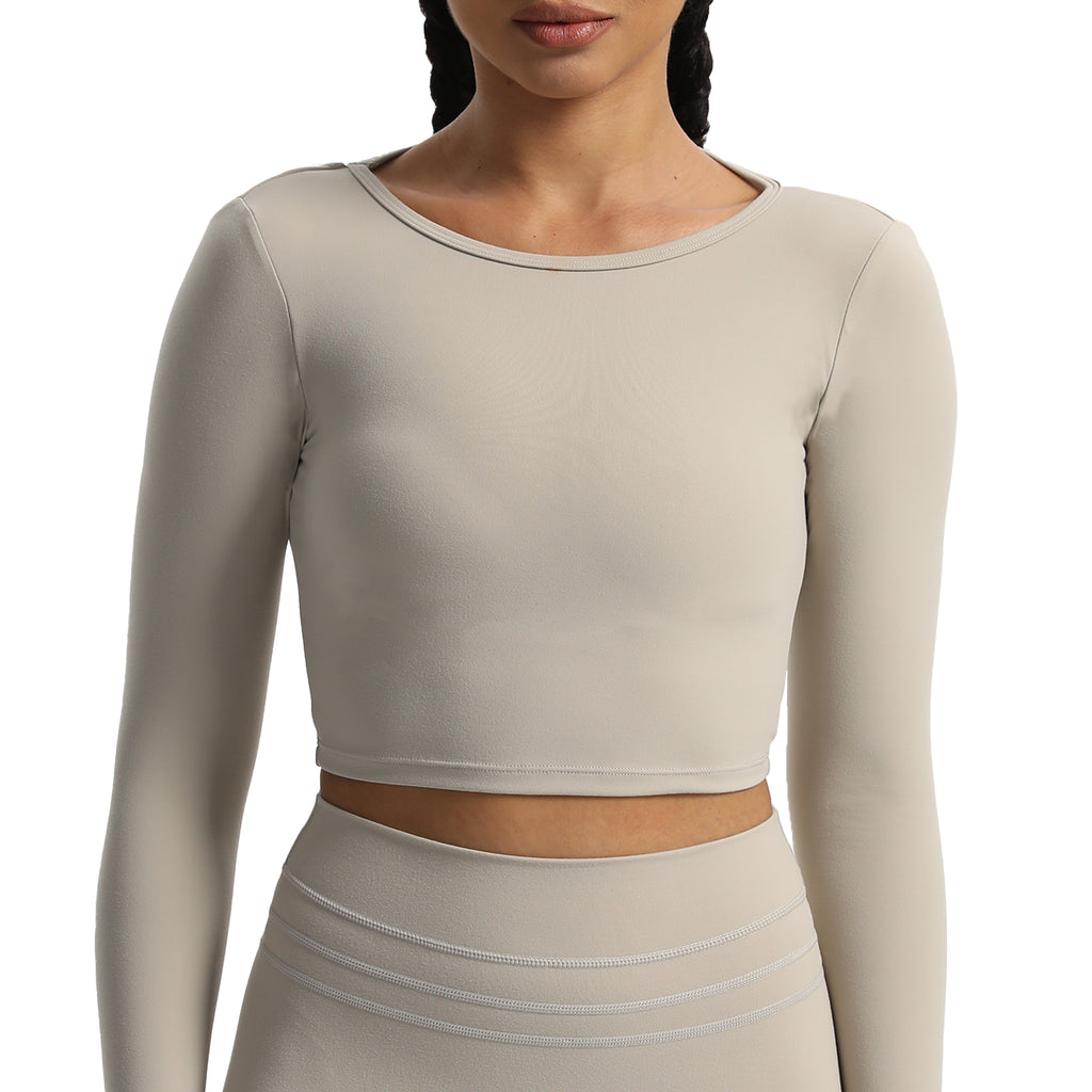 Aoxjox Hollow Long Sleeve Top