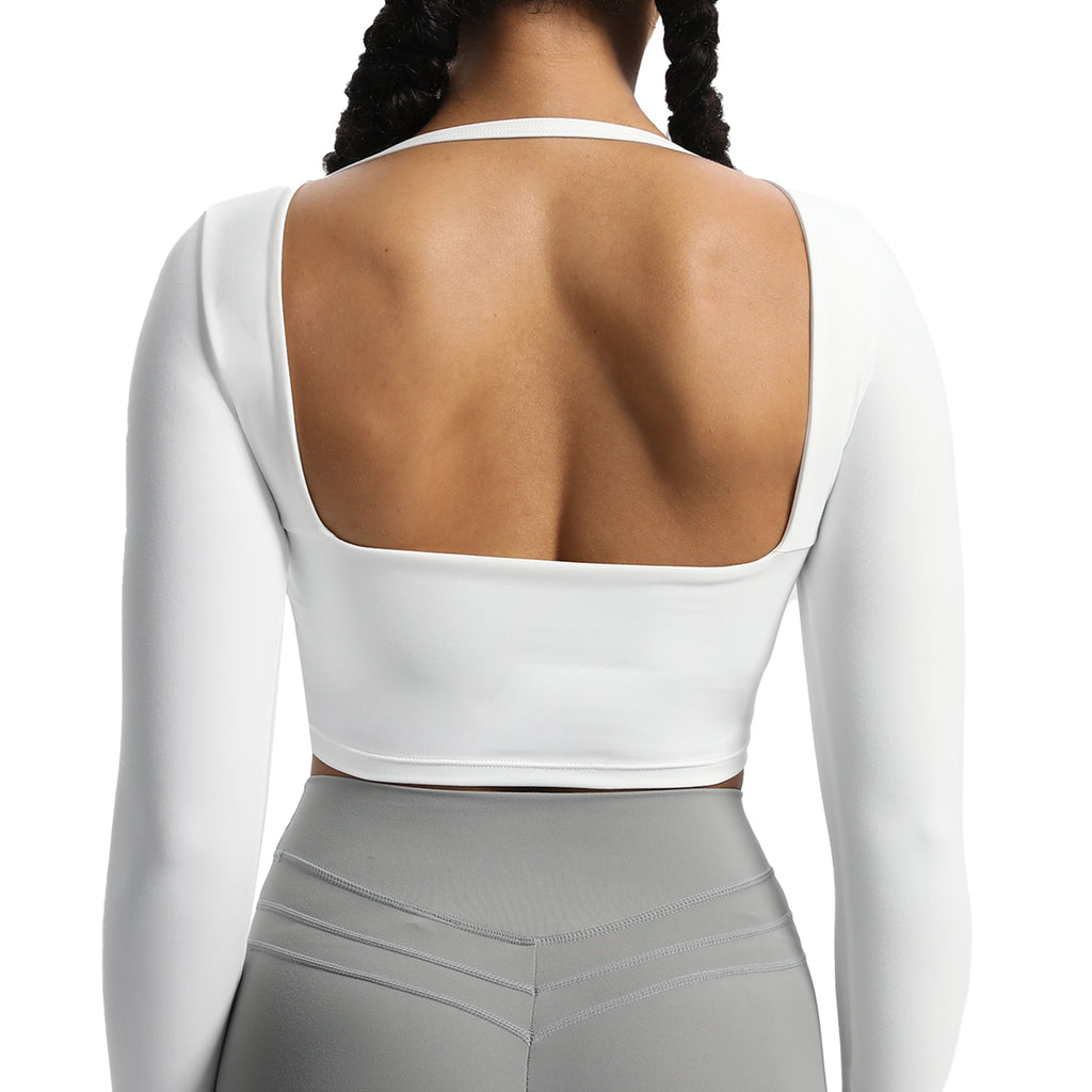 Aoxjox Hollow Long Sleeve Top