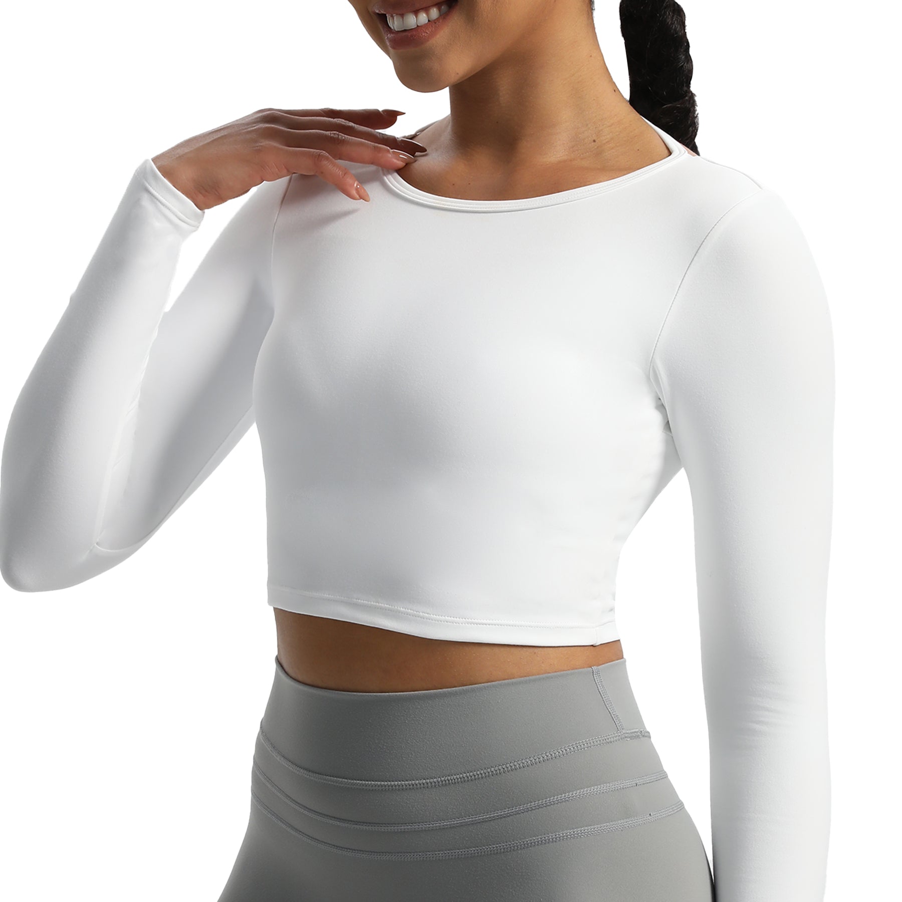 Aoxjox Hollow Long Sleeve Top