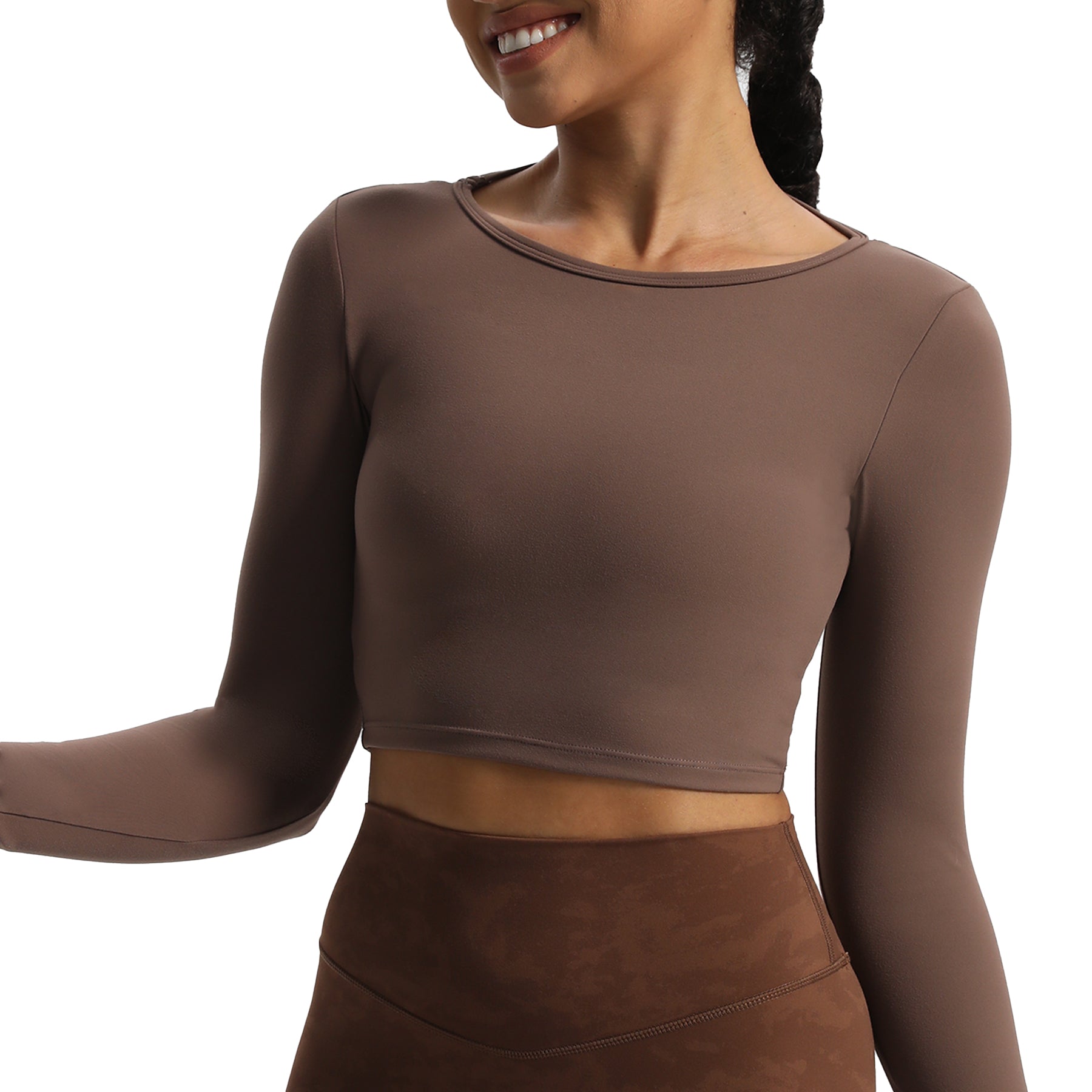 Aoxjox Hollow Long Sleeve Top