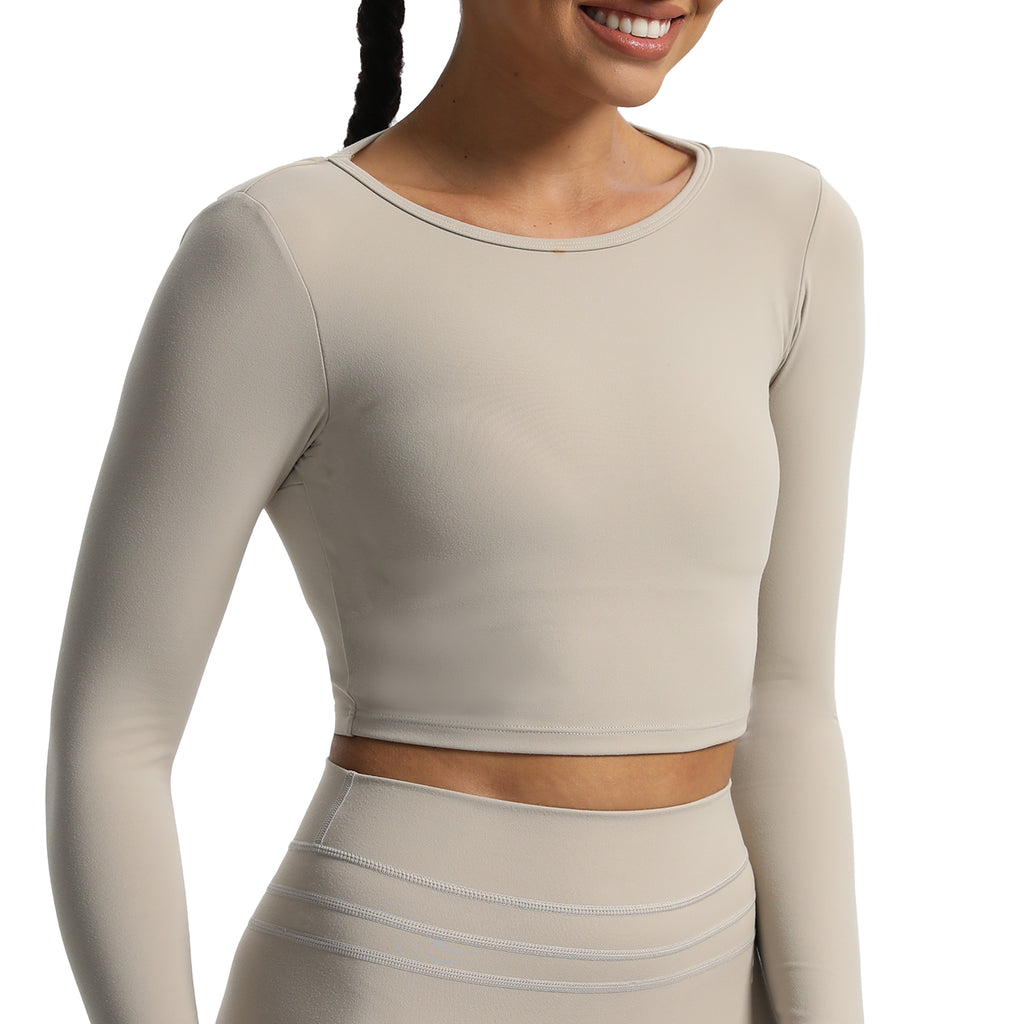 Aoxjox Hollow Long Sleeve Top