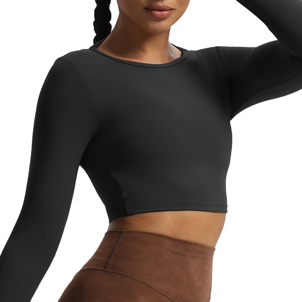 Aoxjox Hollow Long Sleeve Top