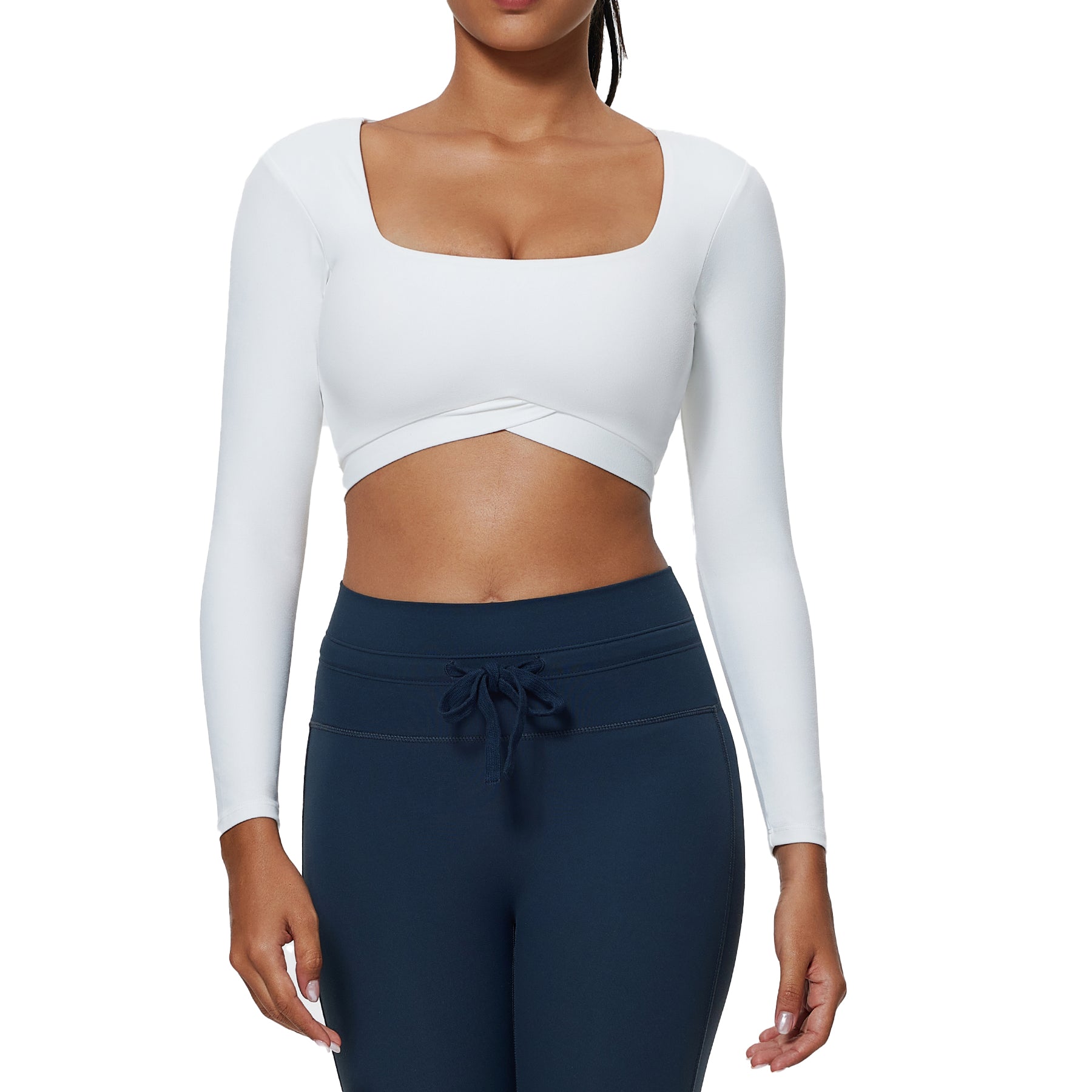 Aoxjox "Vivie" Square Neck Long Sleeve