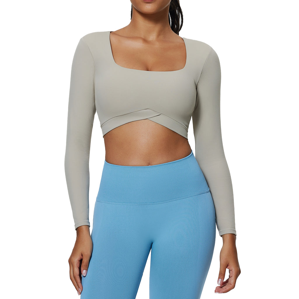 Aoxjox "Vivie" Square Neck Long Sleeve