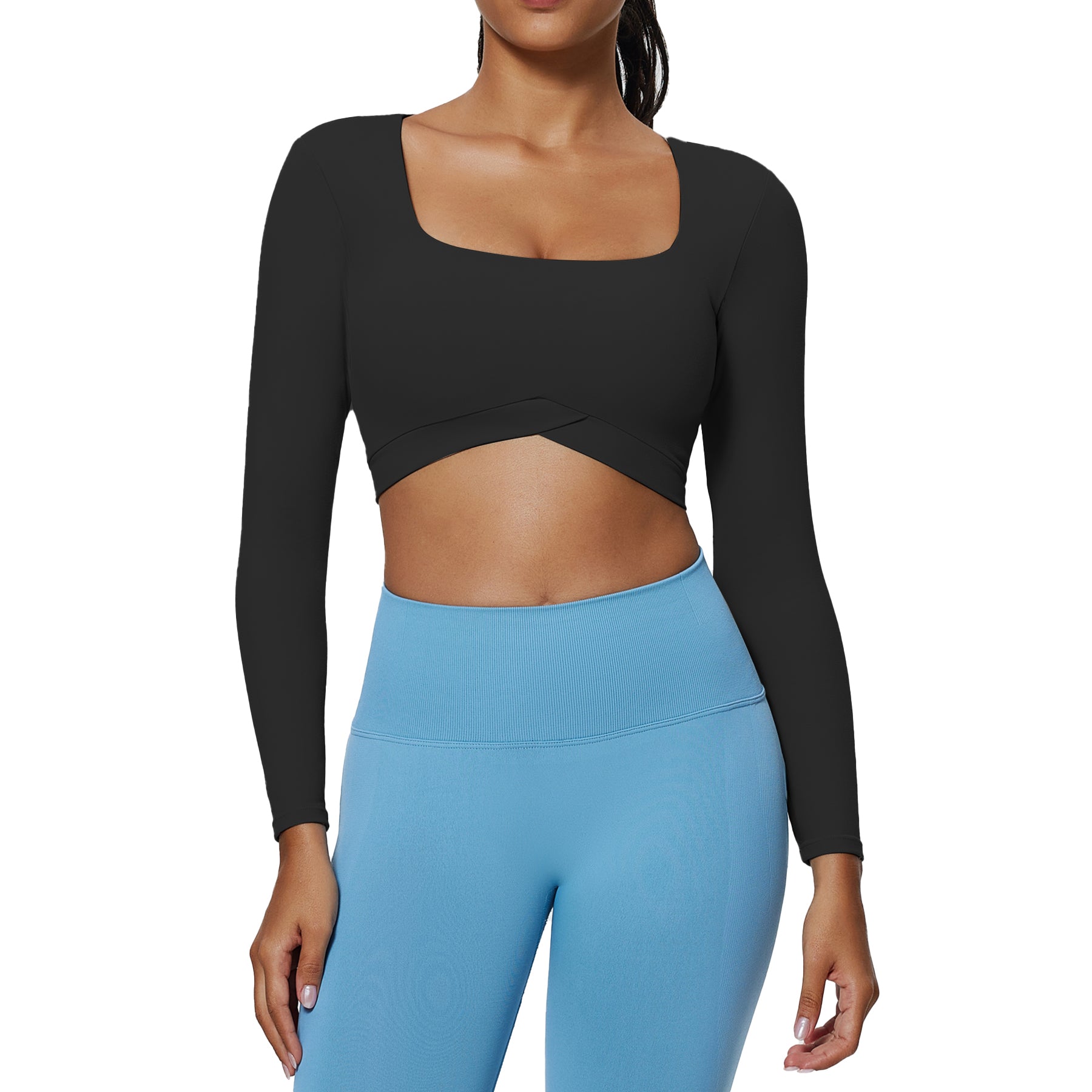 Aoxjox "Vivie" Square Neck Long Sleeve