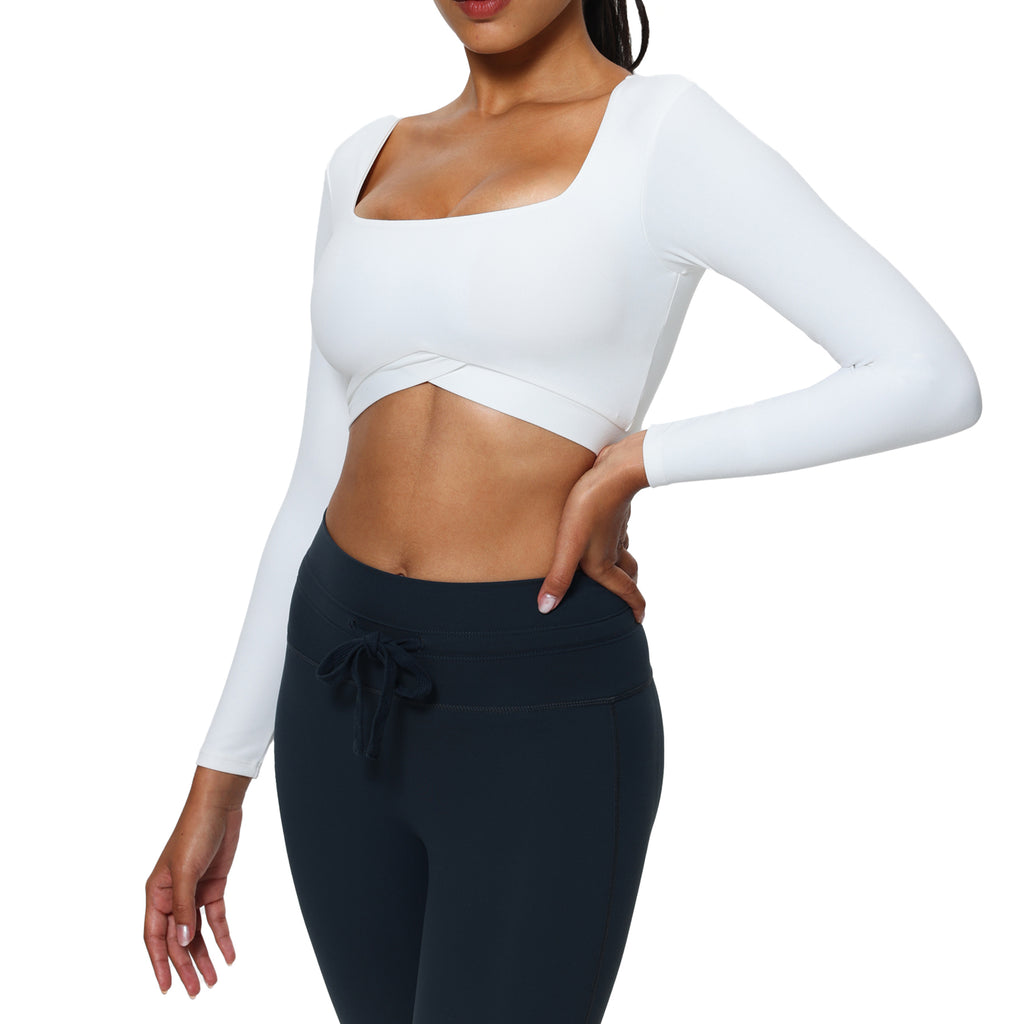 Aoxjox "Vivie" Square Neck Long Sleeve