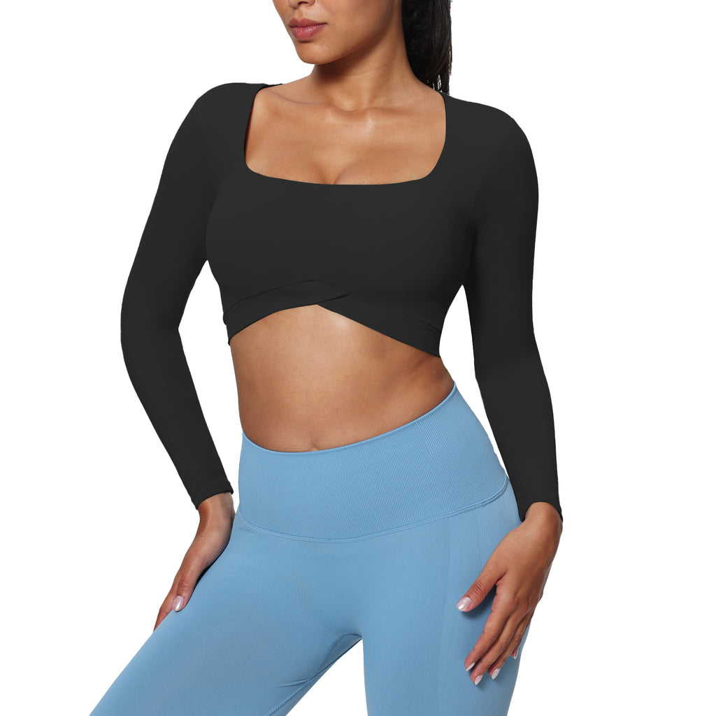 Aoxjox "Vivie" Square Neck Long Sleeve