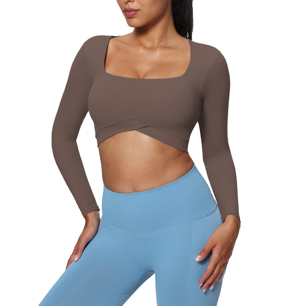 Aoxjox "Vivie" Square Neck Long Sleeve