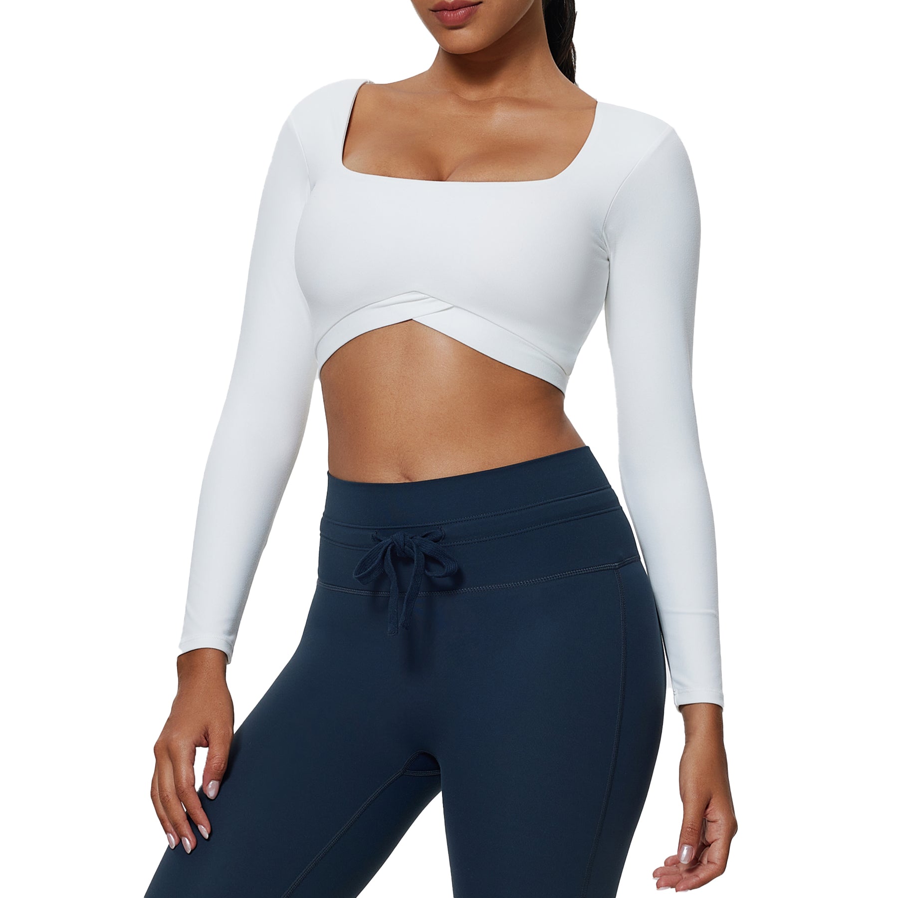 Aoxjox "Vivie" Square Neck Long Sleeve