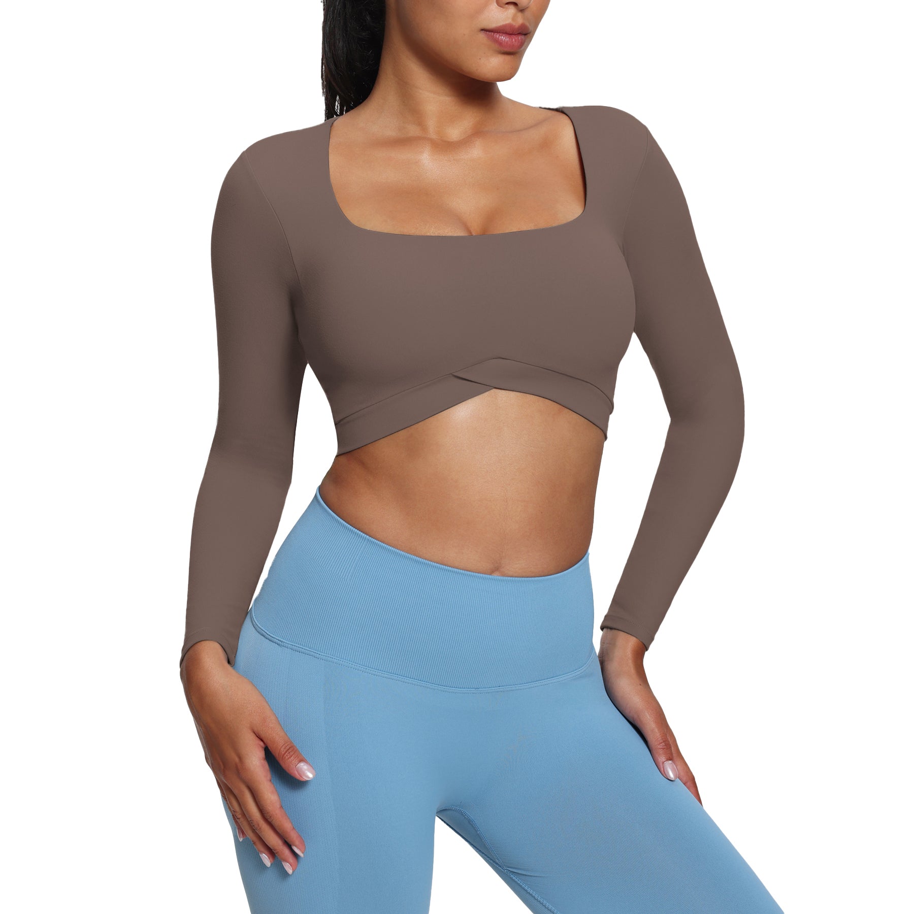Aoxjox "Vivie" Square Neck Long Sleeve