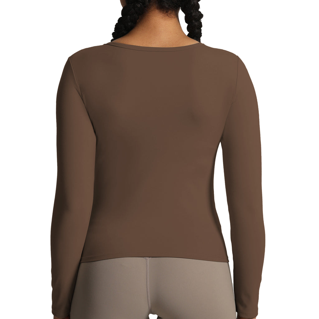 Aoxjox Tara Twist Long-Sleeve Top