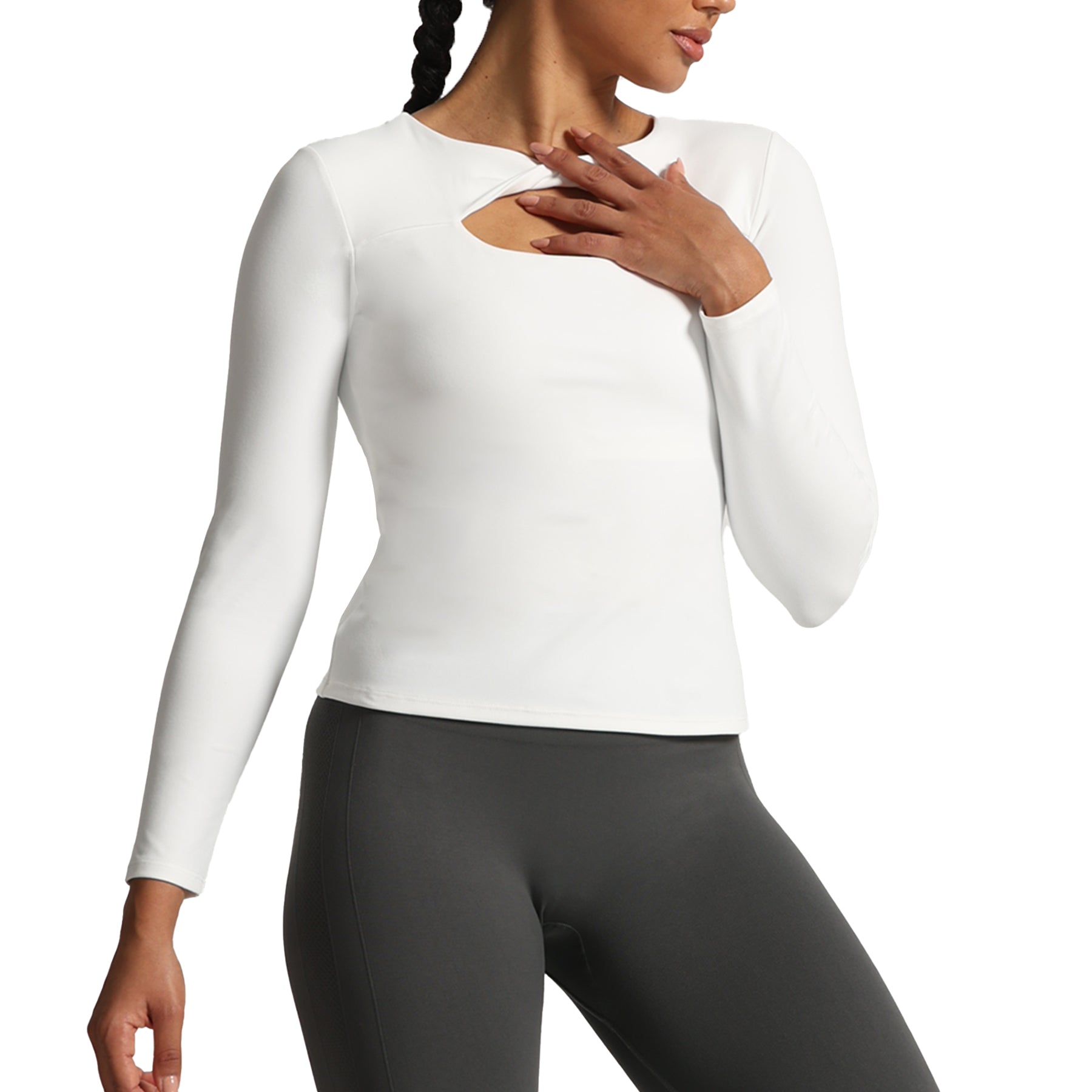 Aoxjox Tara Twist Long-Sleeve Top