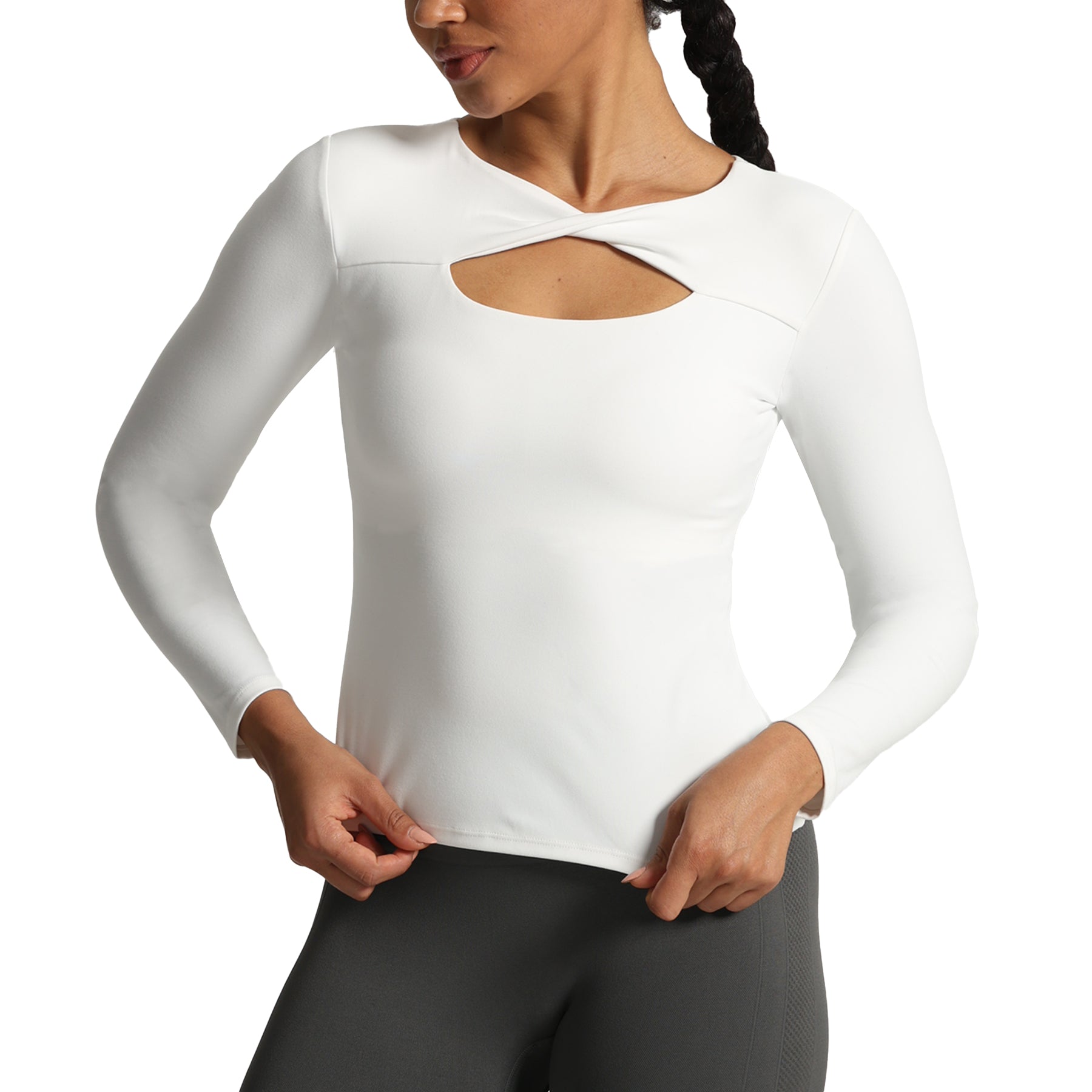 Aoxjox Tara Twist Long-Sleeve Top