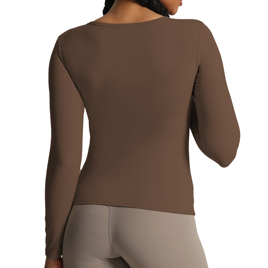 Aoxjox Tara Twist Long-Sleeve Top