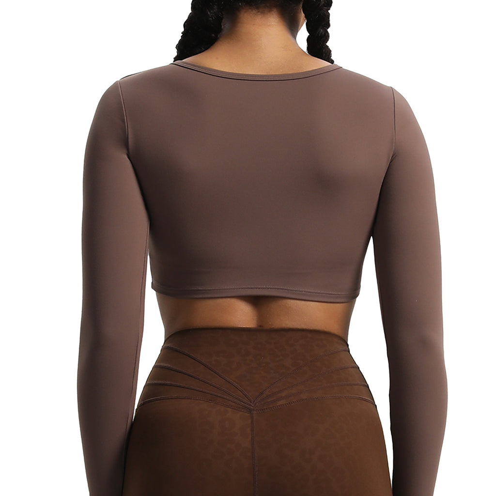 Aoxjox Tara Twist Long Sleeve Crop