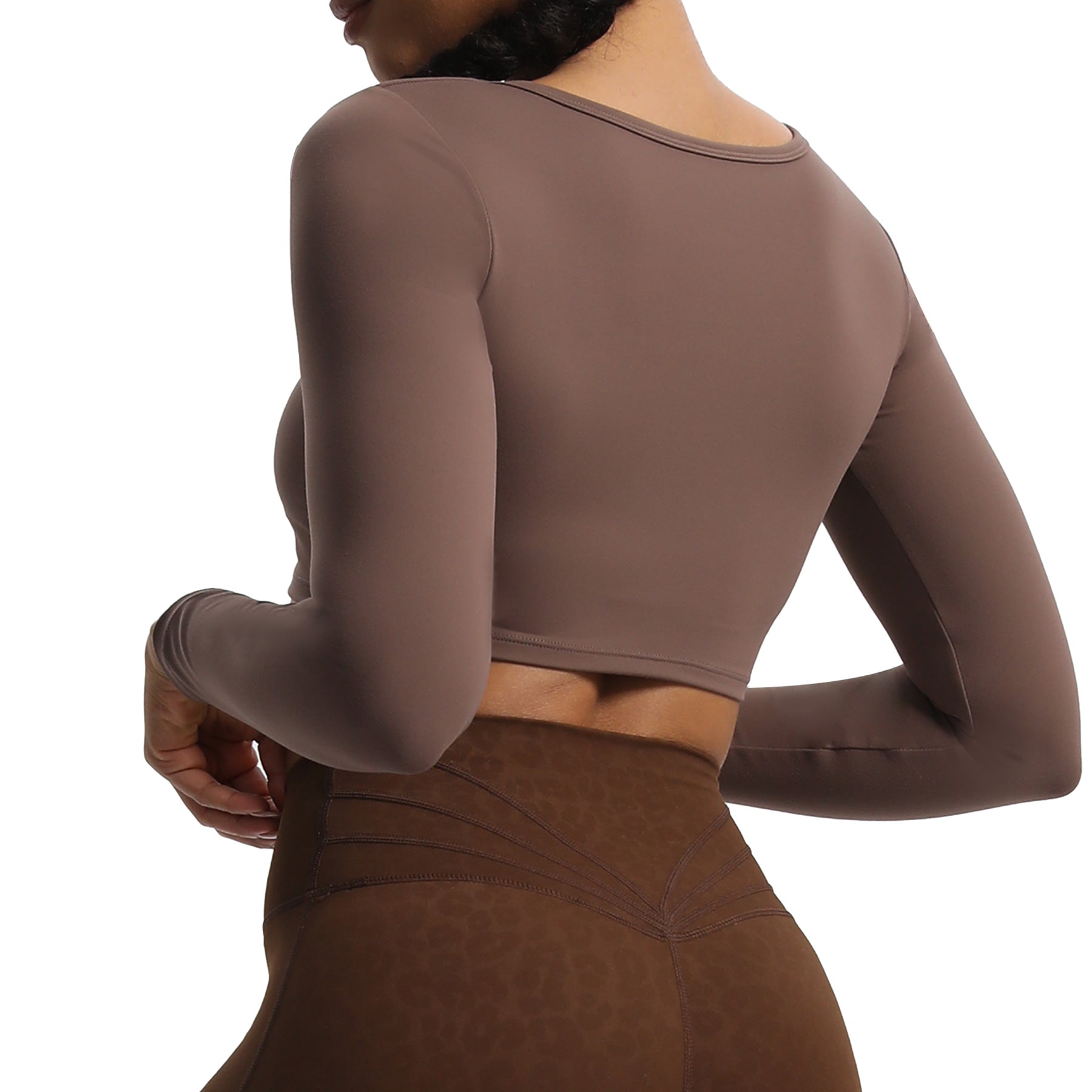 Aoxjox Tara Twist Long Sleeve Crop