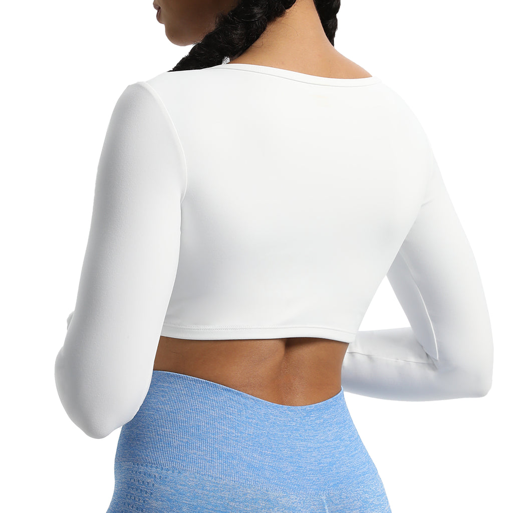 Aoxjox Tara Twist Long Sleeve Crop