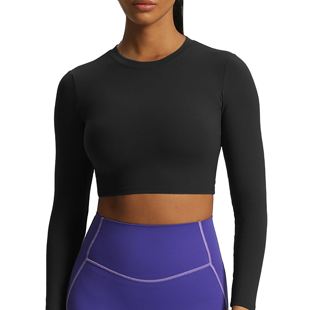 Aoxjox "Long Sleeve" Cropped Crop