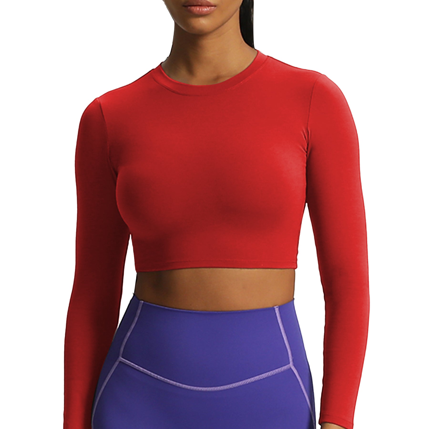 Aoxjox "Long Sleeve" Cropped Crop