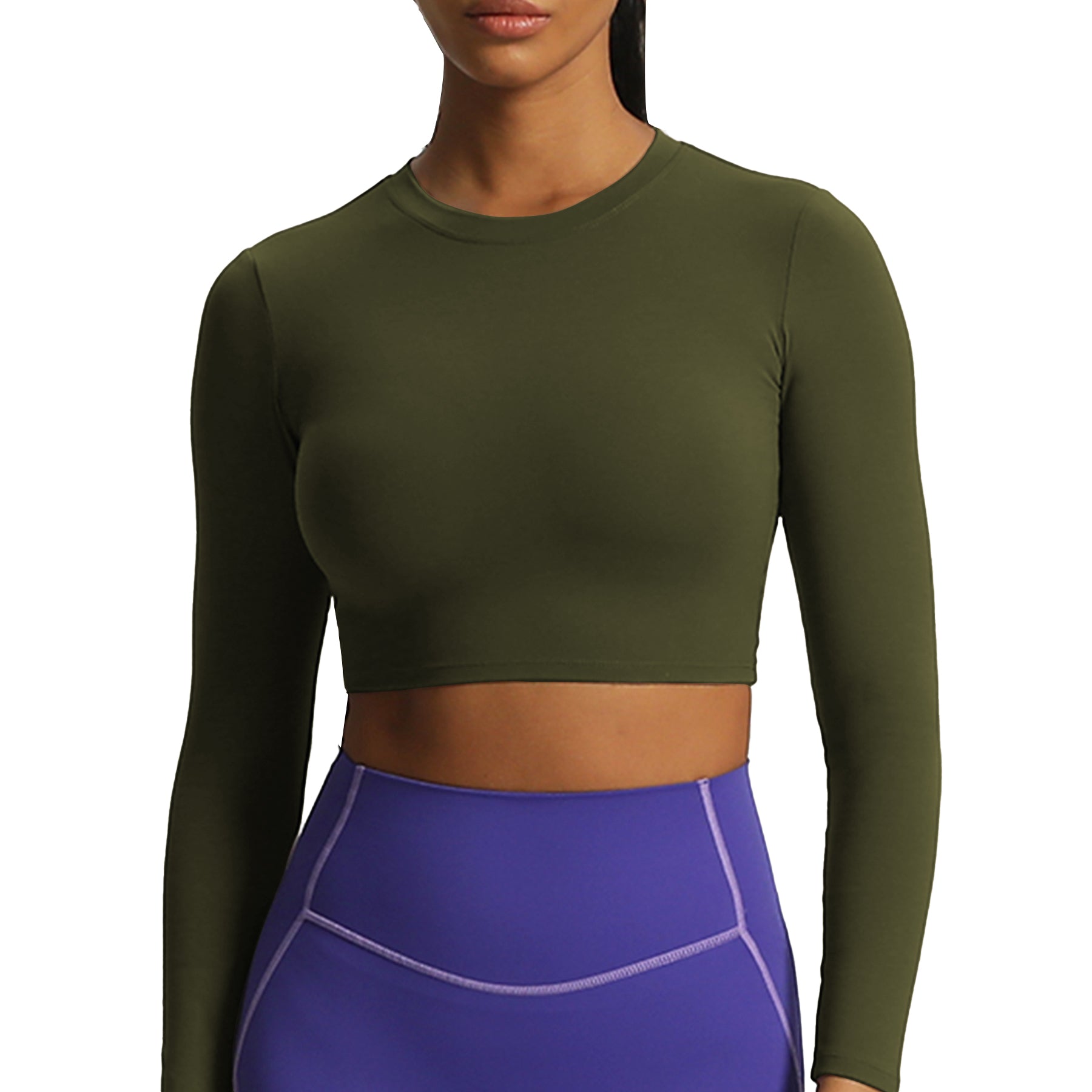 Aoxjox "Long Sleeve" Cropped Crop