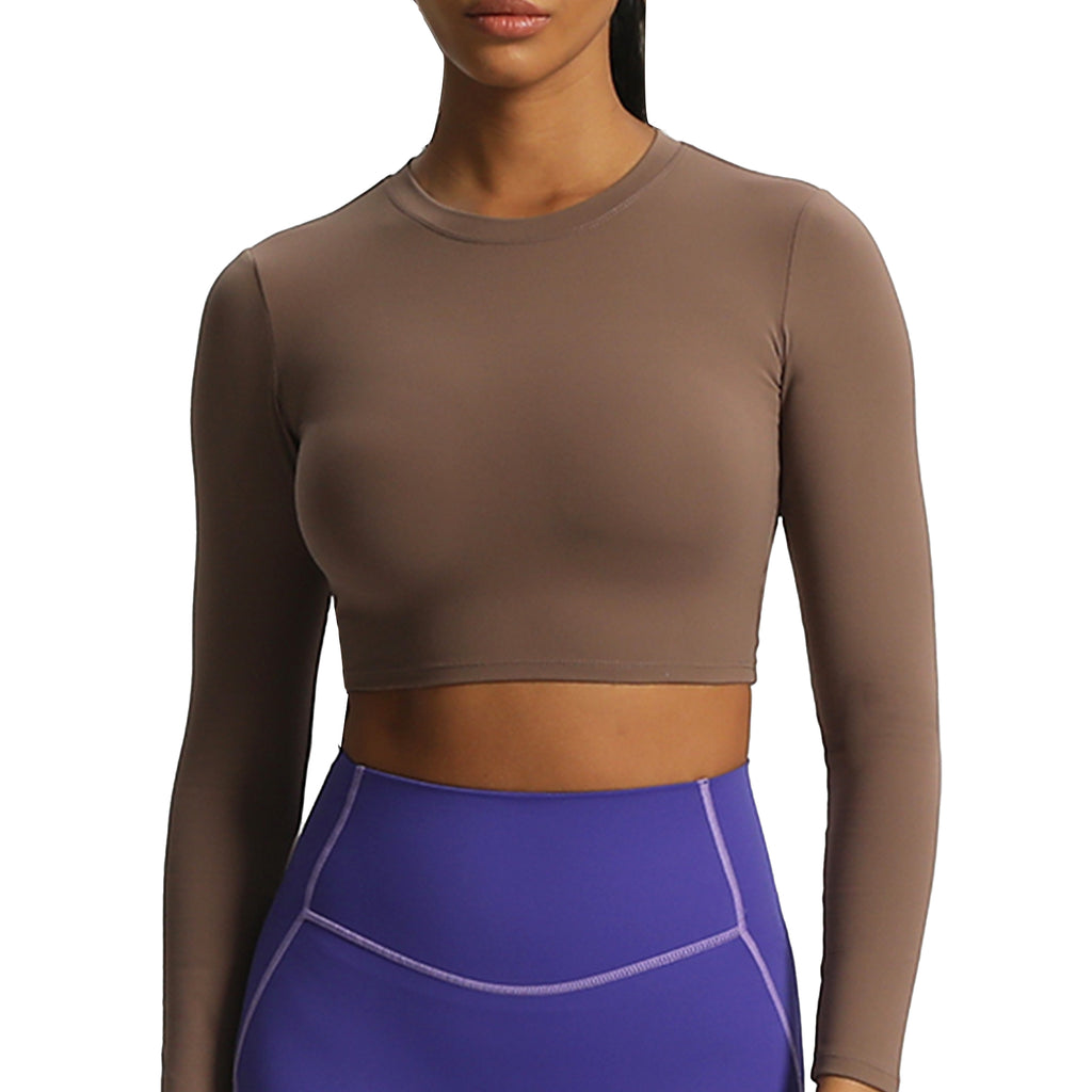 Aoxjox "Long Sleeve" Cropped Crop