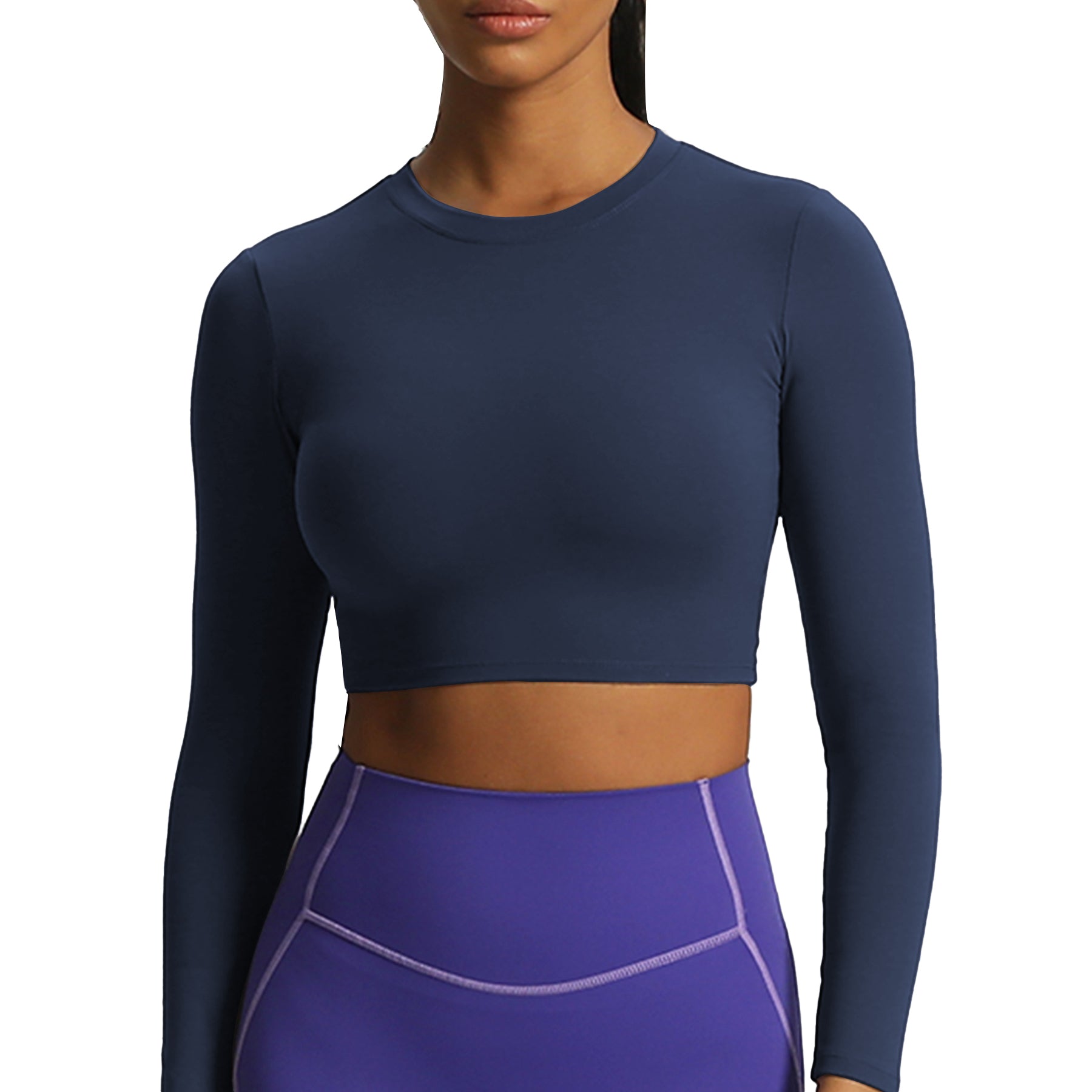 Aoxjox "Long Sleeve" Cropped Crop
