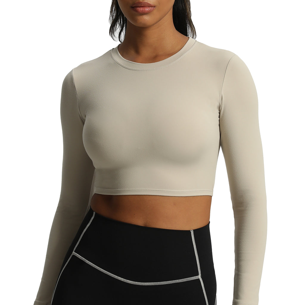 Aoxjox "Long Sleeve" Cropped Crop