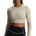 Aoxjox "Long Sleeve" Cropped Crop