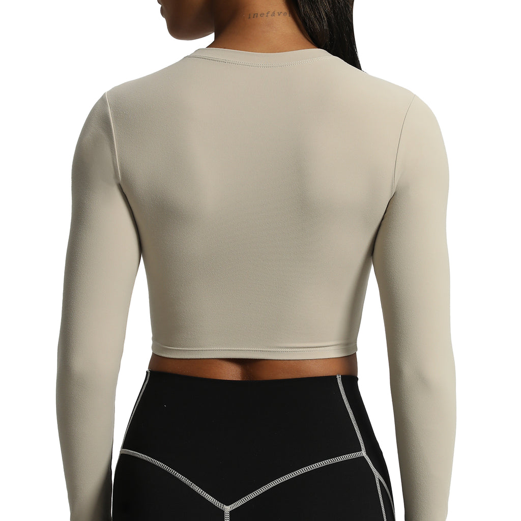 Aoxjox "Long Sleeve" Cropped Crop