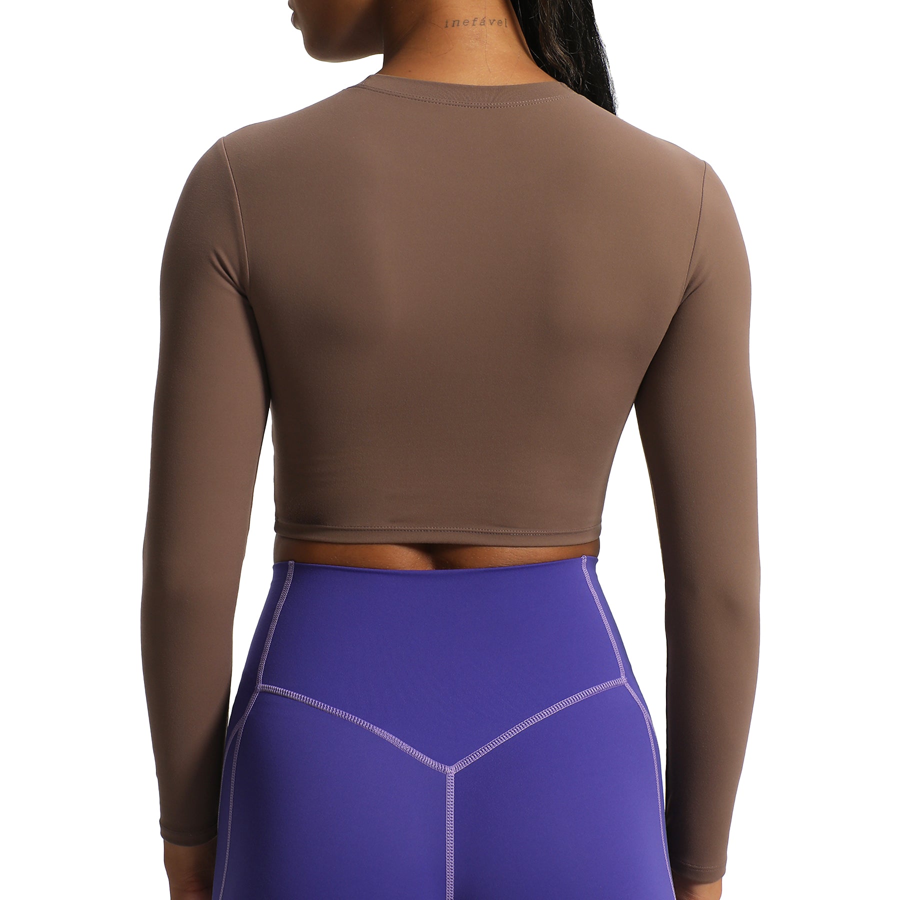 Aoxjox "Long Sleeve" Cropped Crop