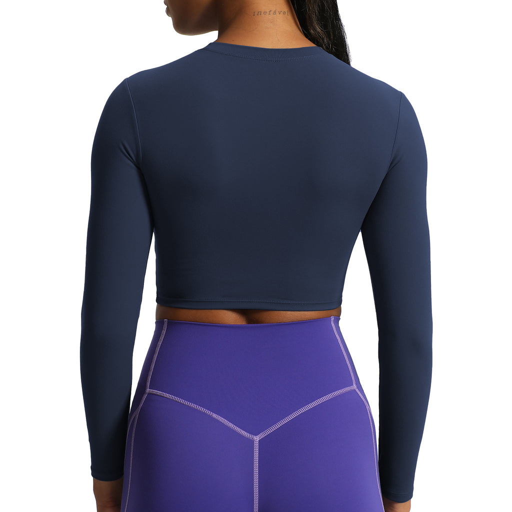 Aoxjox "Long Sleeve" Cropped Crop