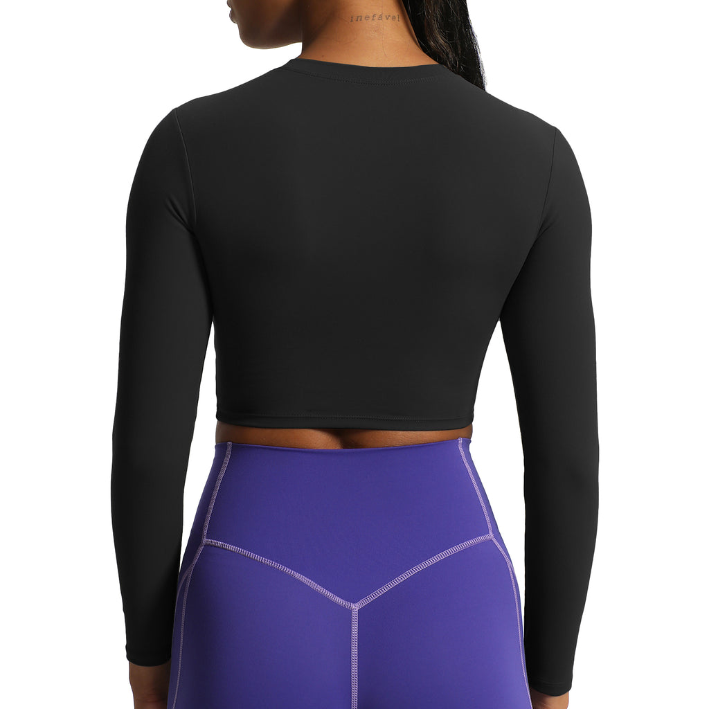 Aoxjox "Long Sleeve" Cropped Crop